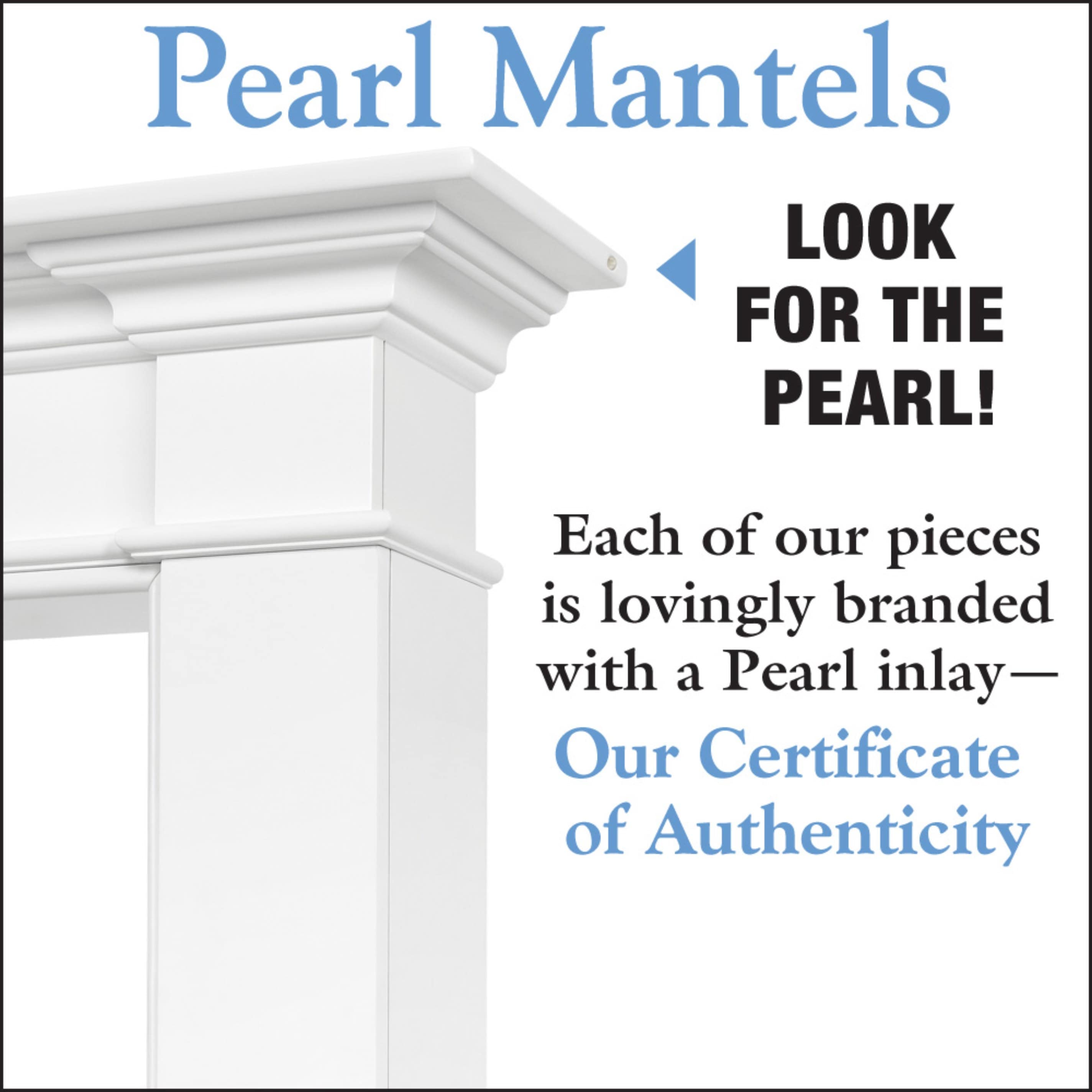 Pearl Mantels SSUP48535L Mantel-Surrounds-Pilasters - View #4