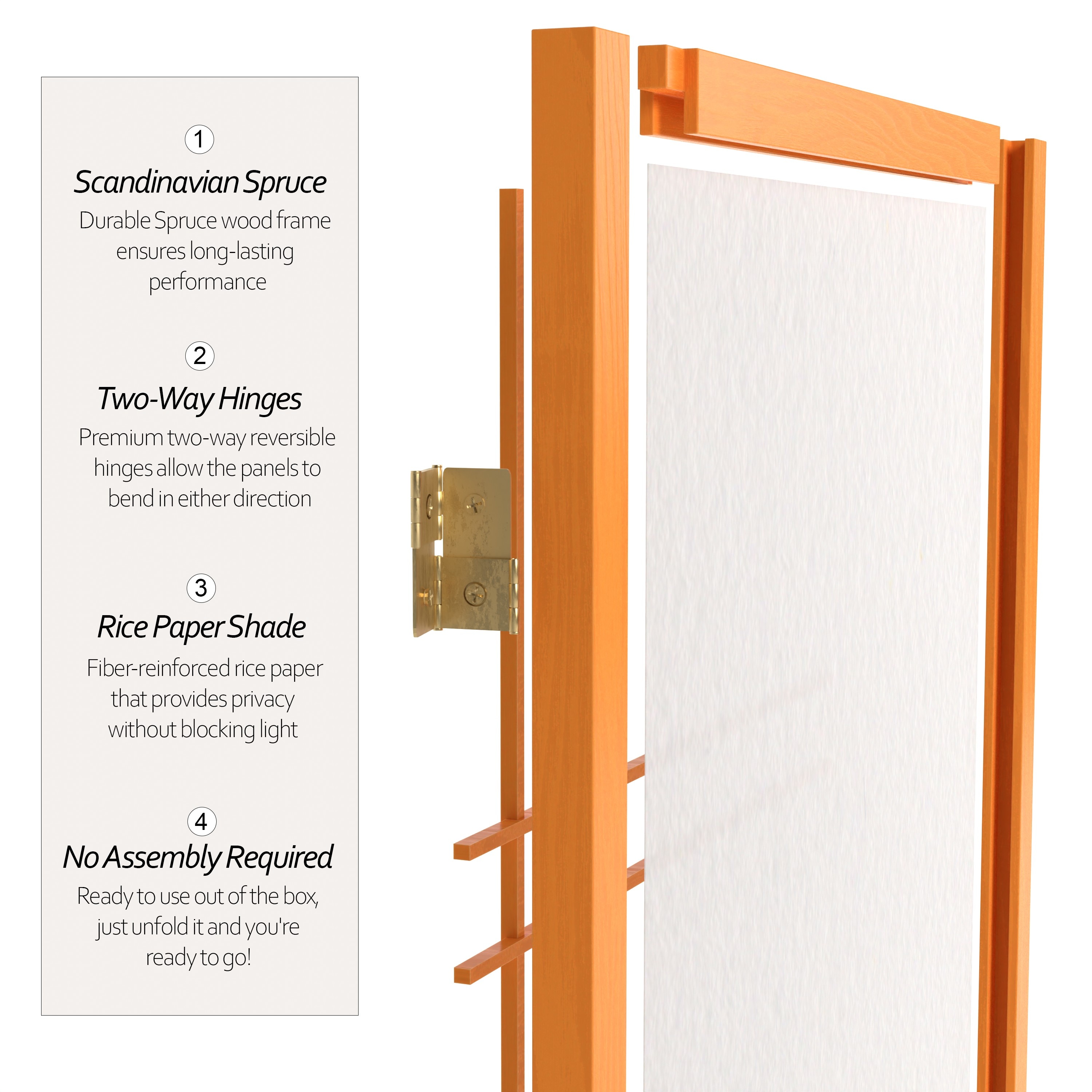 Red Lantern DC36-HON-3P Indoor-Privacy-Screens - View #6