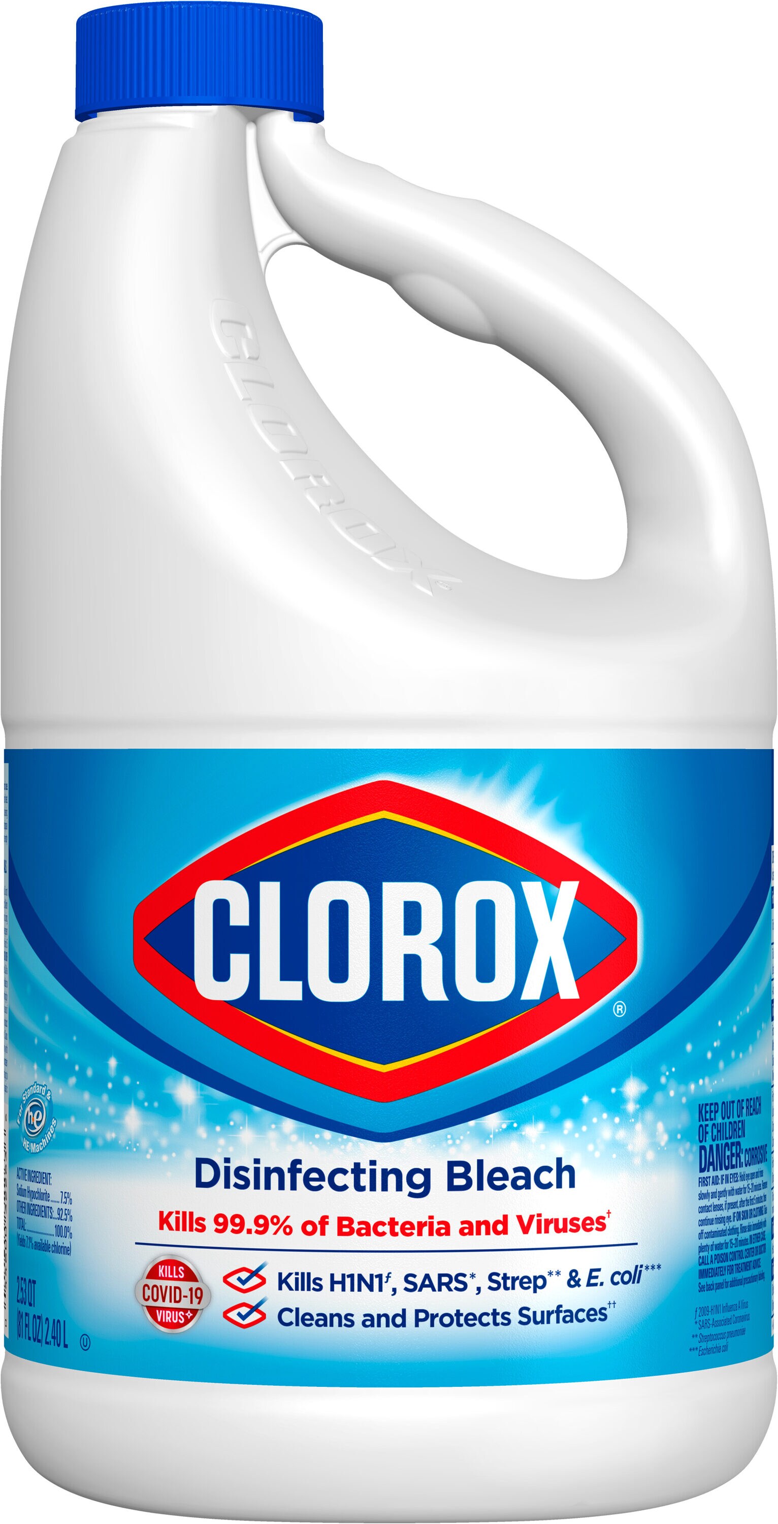 Clorox 81 oz. Concentrated Regular Disinfecting Liquid Bleach Cleaner  (6-Pack) C-311934849-6 - The Home Depot