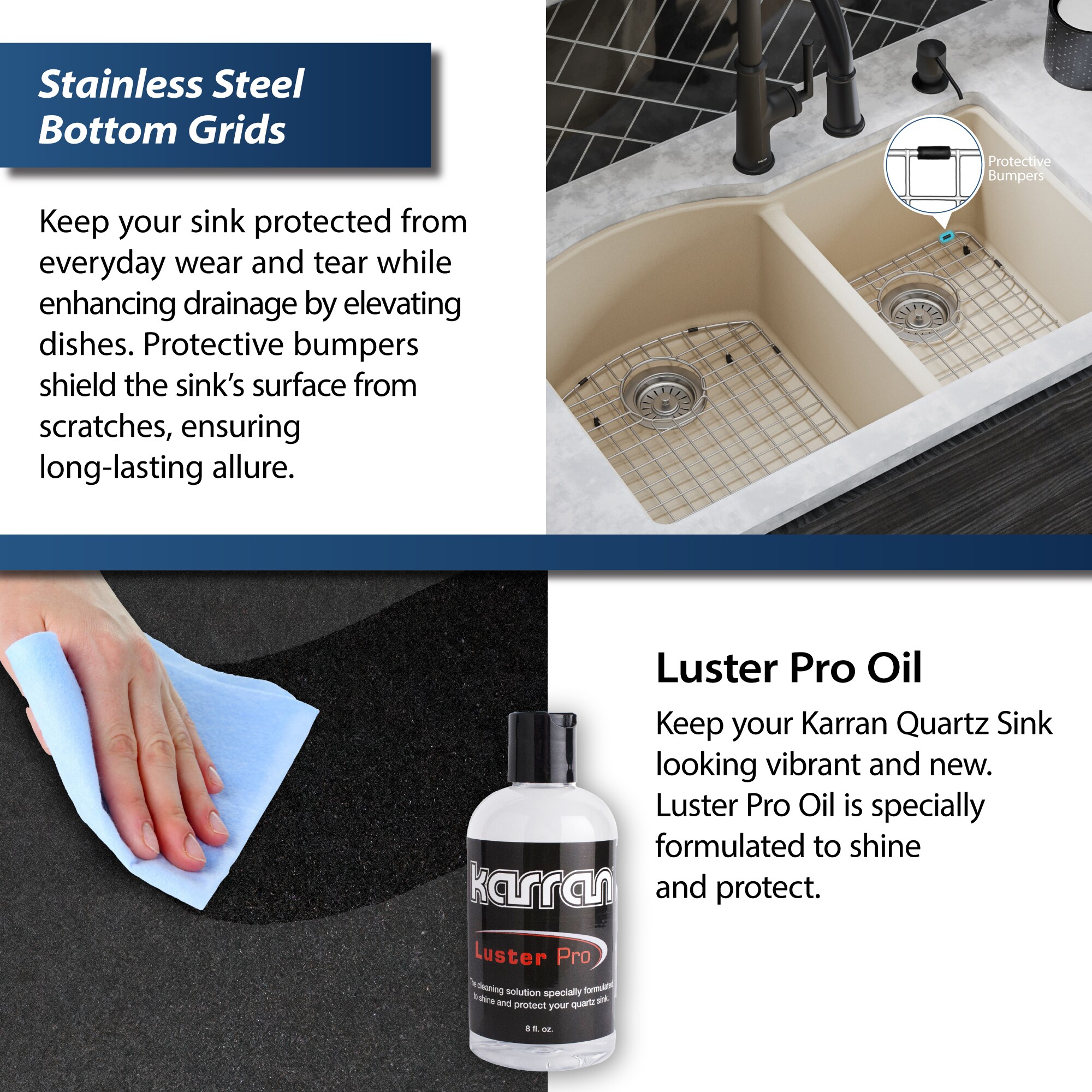 Karran QU-610-BI-PK1 Kitchen-Sinks - View #9