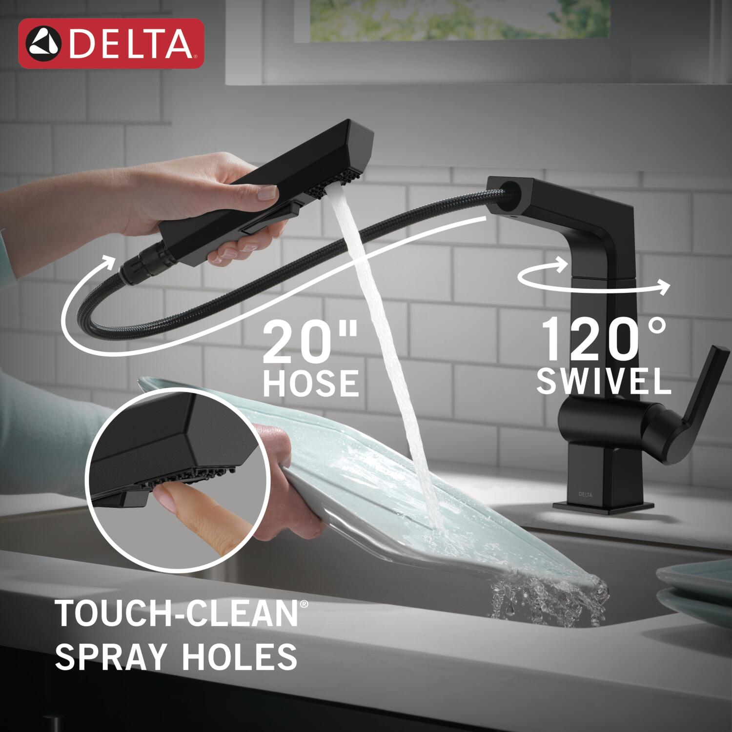 Delta 4193-BL-DST Kitchen-Faucets - View #6