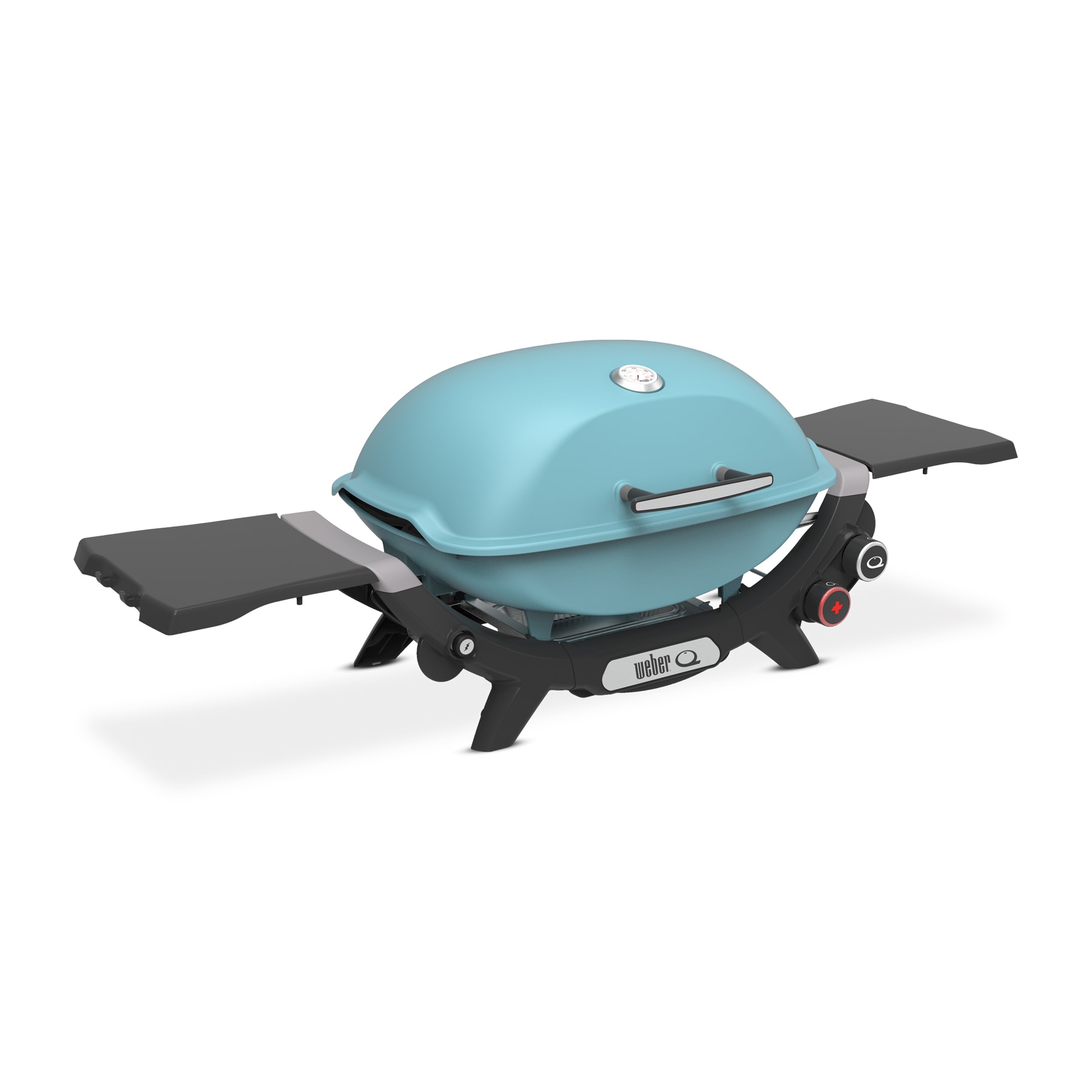 Weber Q2800N+ 320-Sq in Sky Blue Portable Liquid Propane Grill 1500379 Sansujyuku sansujyuku.com