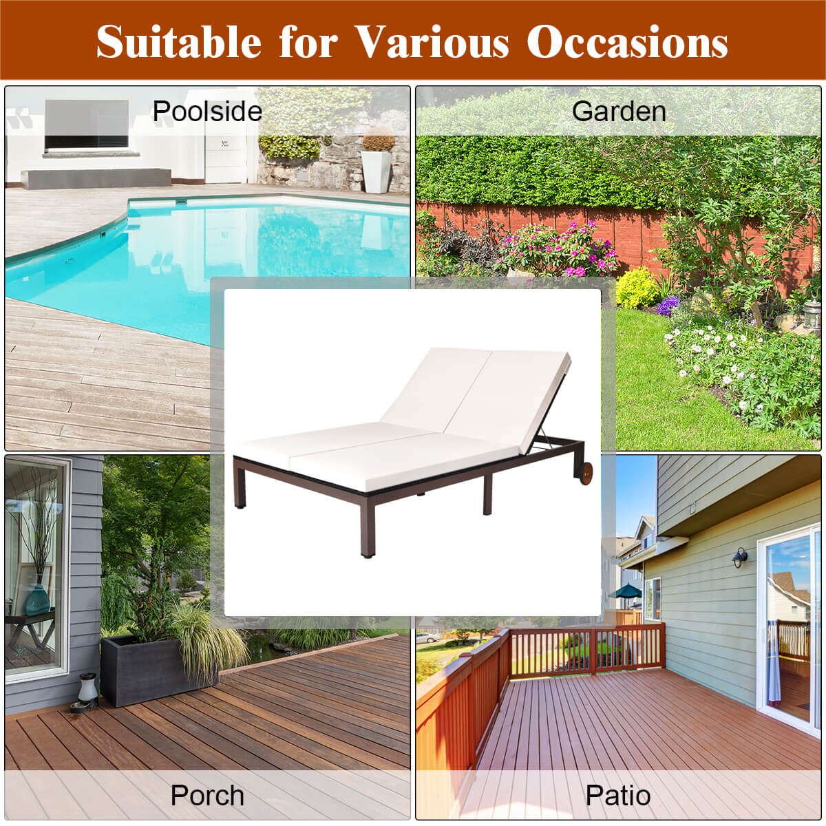 Forclover HYFC-8670BWH+ Patio-Chairs - View #5