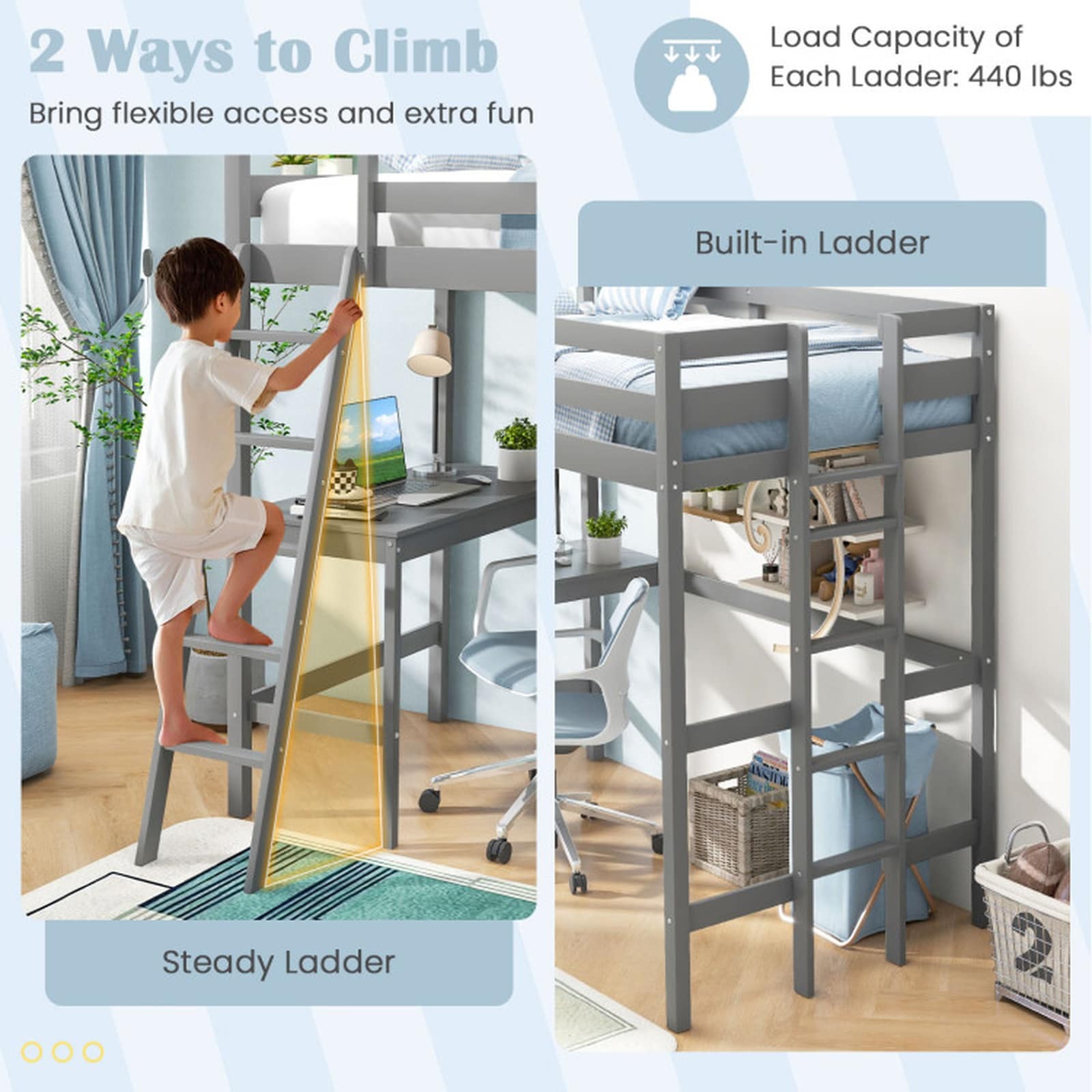 SUGIFT LW038SUGHY146 Bunk-Beds - View #4