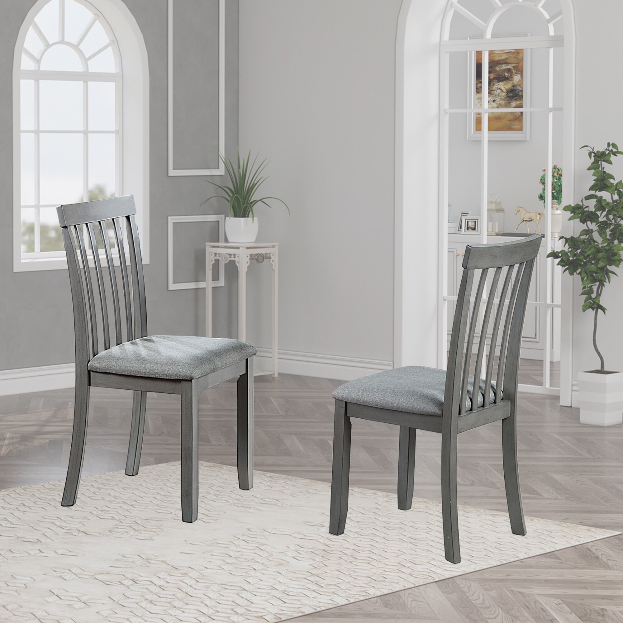 SINOFURN SYA370043BG Dining-Chairs - View #2