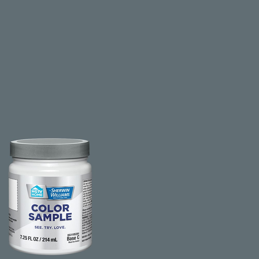 HGTV HOME by Sherwin-Williams HGSW1472 Slate Tile HGSW1472 Tintable Paint sample ( Half-pint )