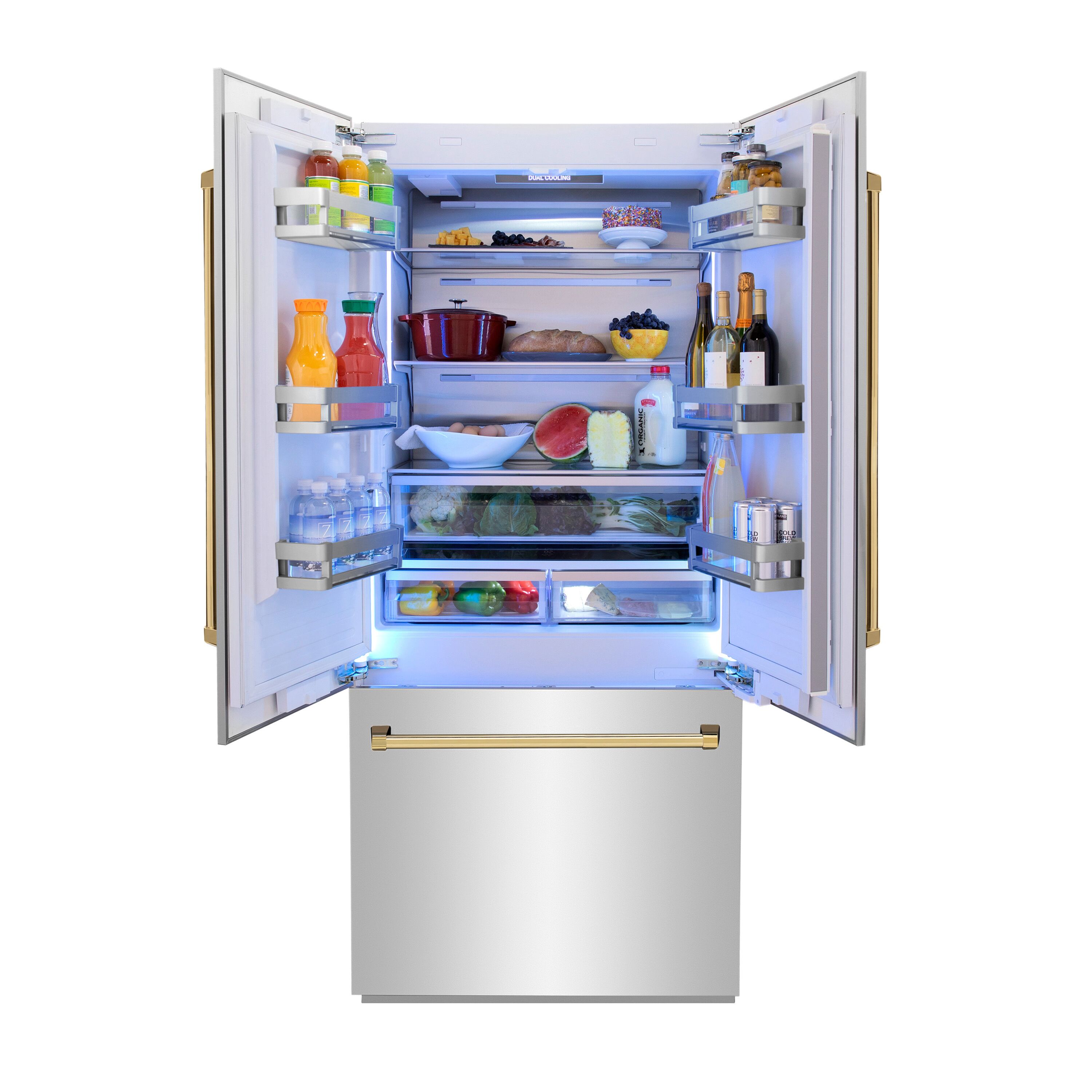 ZLINE KITCHEN & BATH RBIVZ-304-36-G French-Door-Refrigerators - View #5