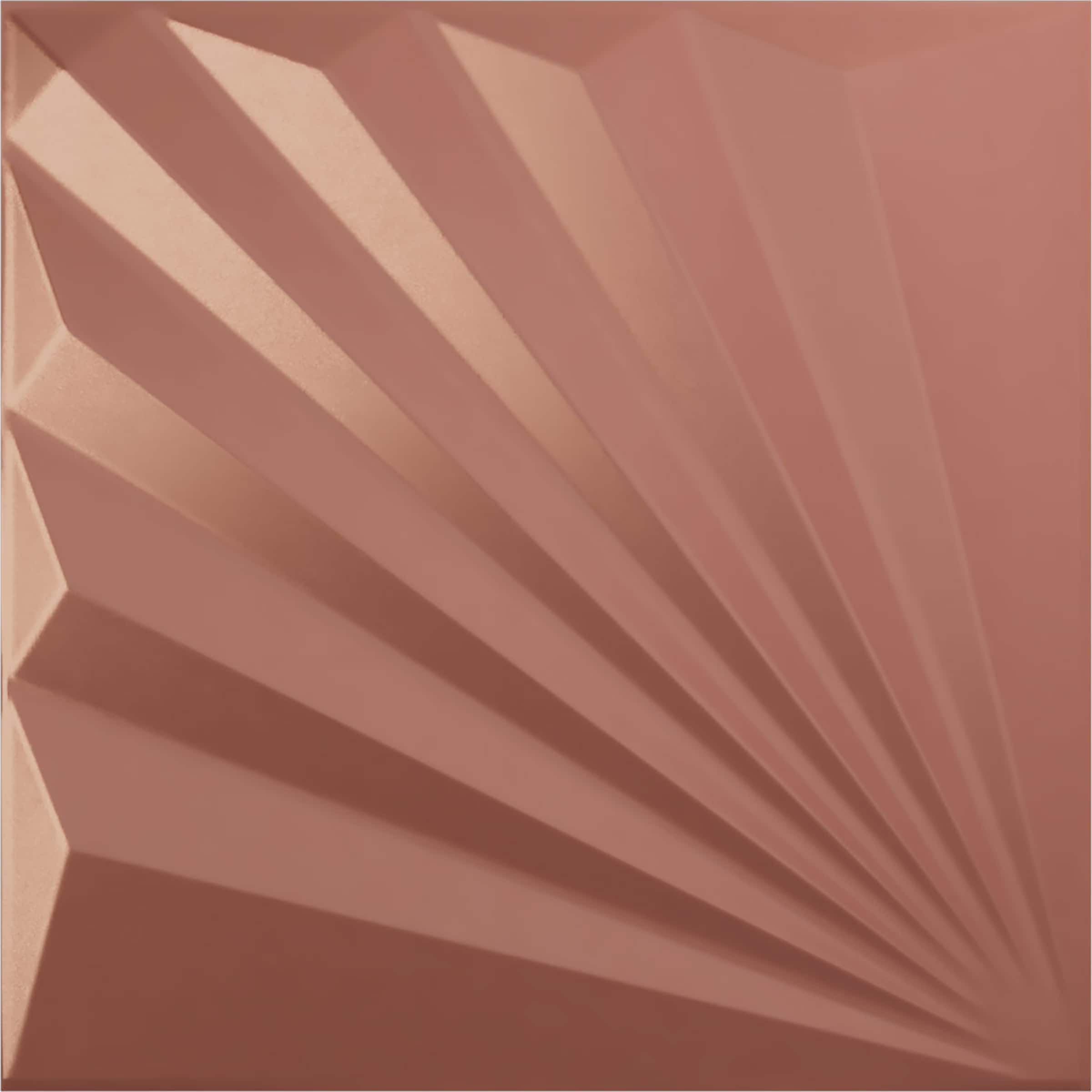 Ekena Millwork WP20X20AAFCP 19-5/8-in x 19-5/8-in Embossed Paintable/Stainable Pink PVC Wall Panel ( 2.67-sq ft )