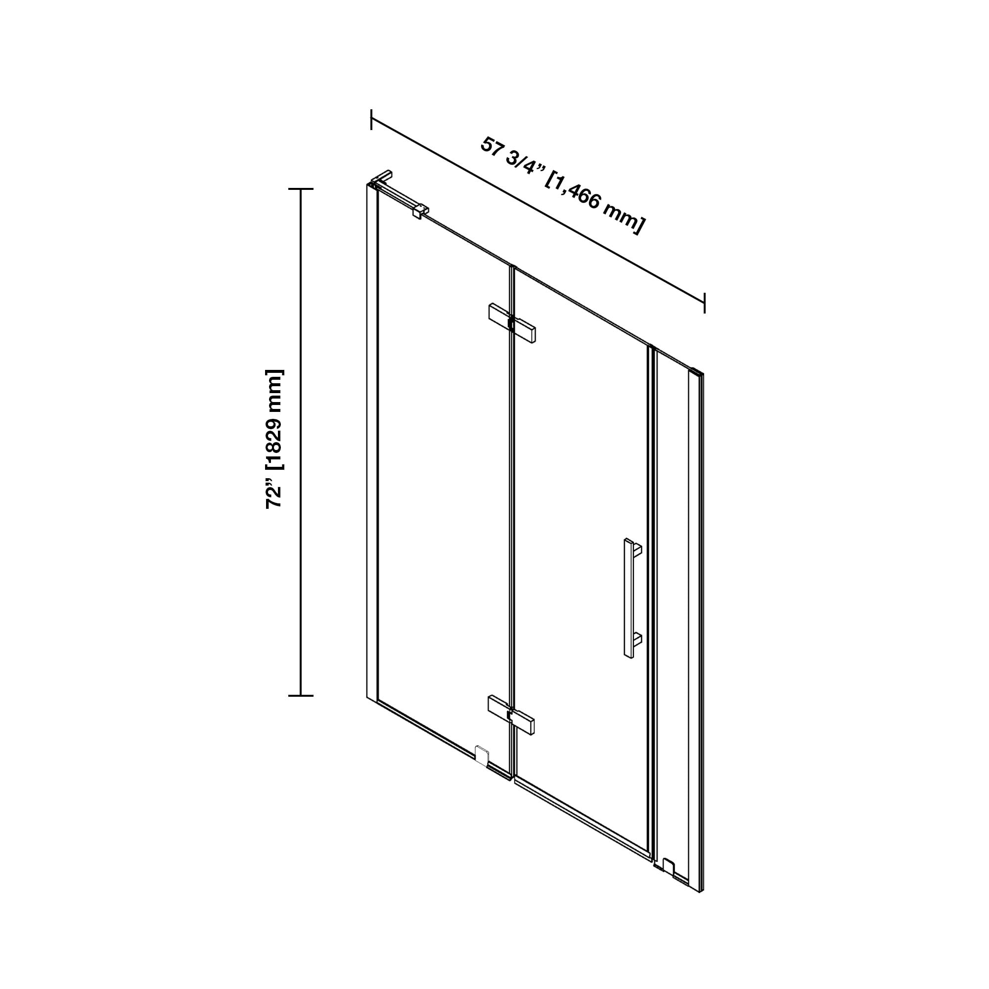 OVE Decors 15SGP-TAMP60-SAT Shower-Doors - View #4
