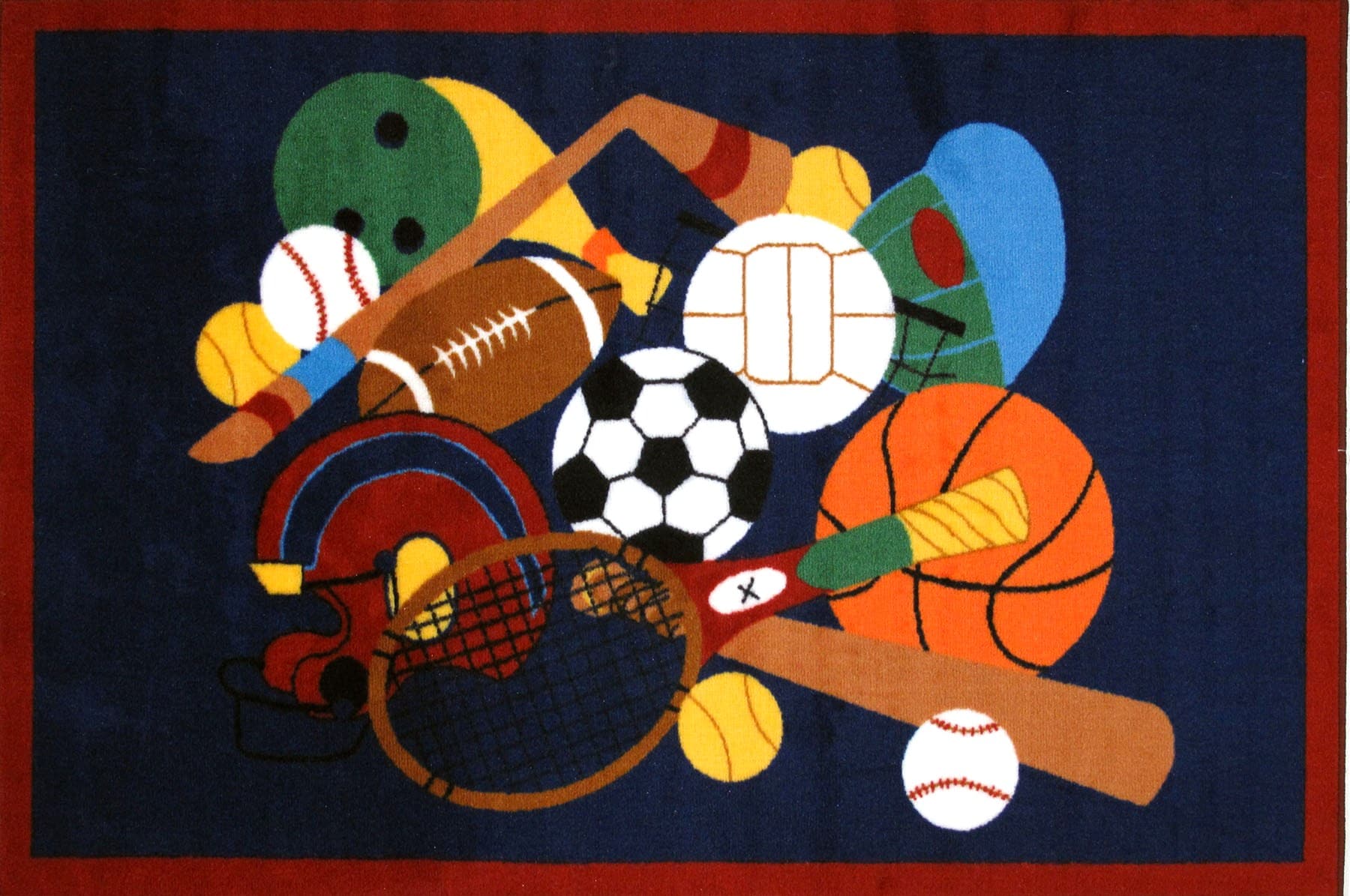 Fun Rugs GI-51 1929 Fun Time 2 X 3 (ft) Multi-color Indoor Area Rug