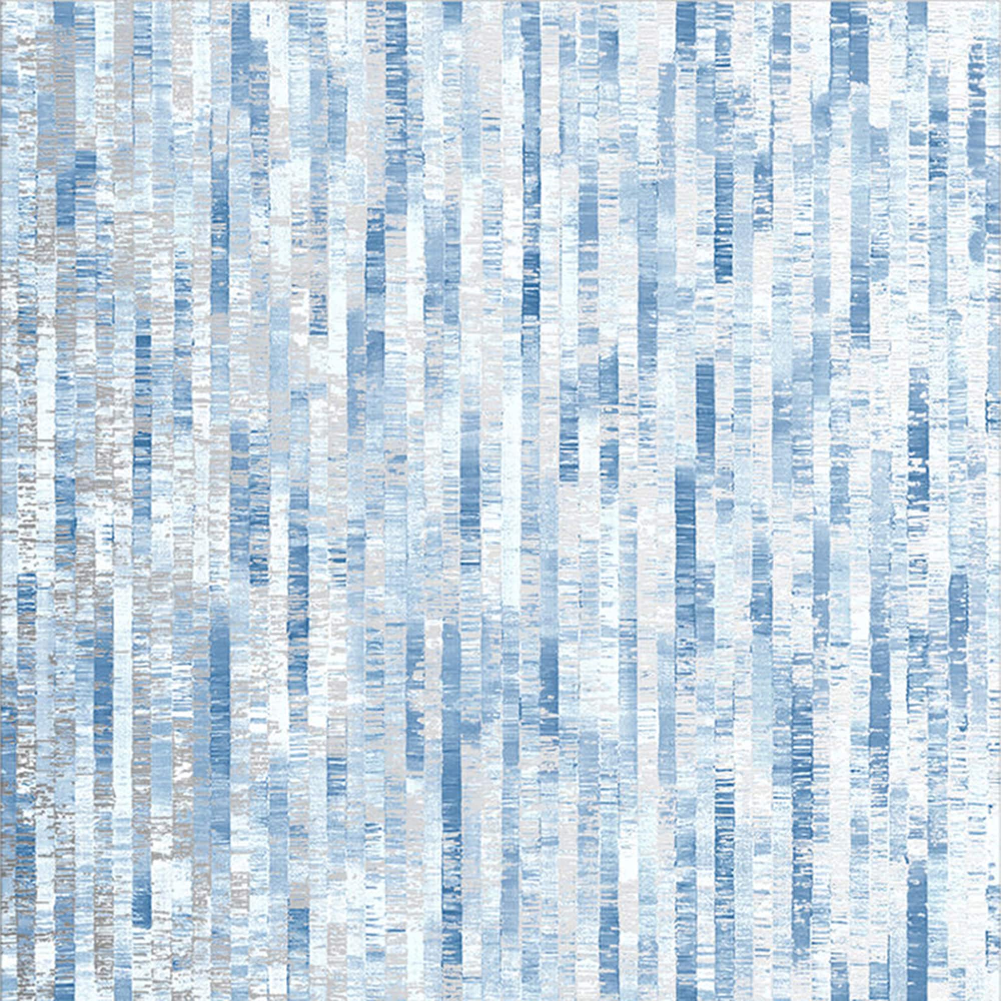 Graham & Brown 105108 56-Sq. Feet Blue Non-woven Stripes Unpasted Wallpaper