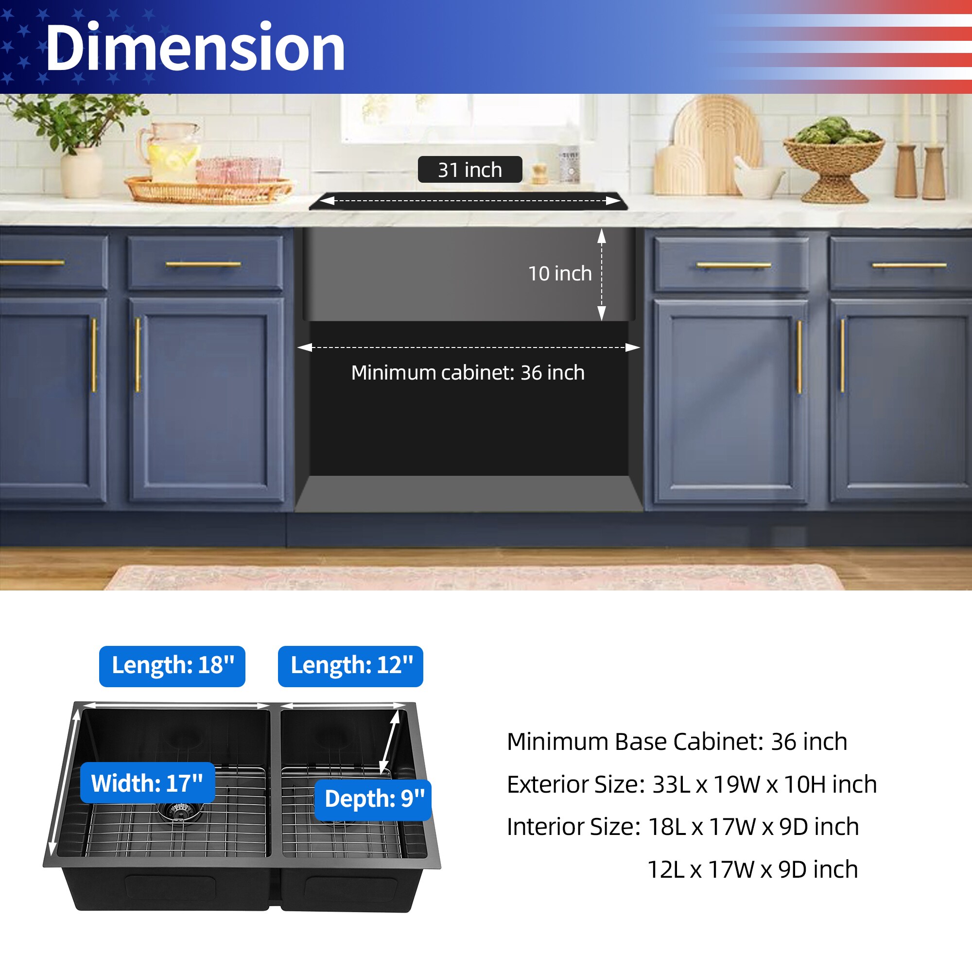 Rainlex RX-SS31-3319B-64 Kitchen-Sinks - View #9