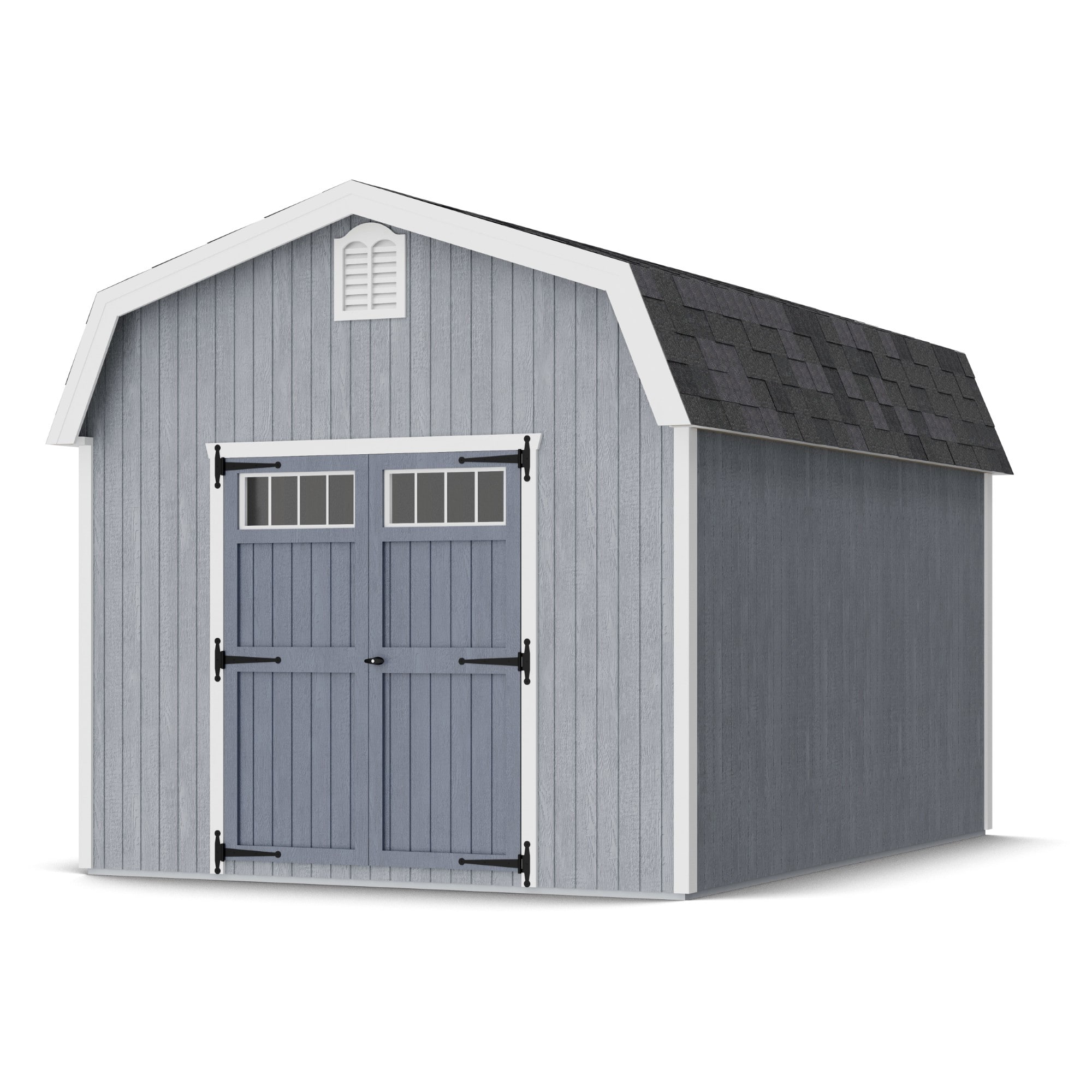 Little Cottage Co 10X14 WBCGS-PC-FK Colonial Woodbury 10-ft x 14-ft Gambrel Style Wood Outdoor Storage Shed with 2 Doors