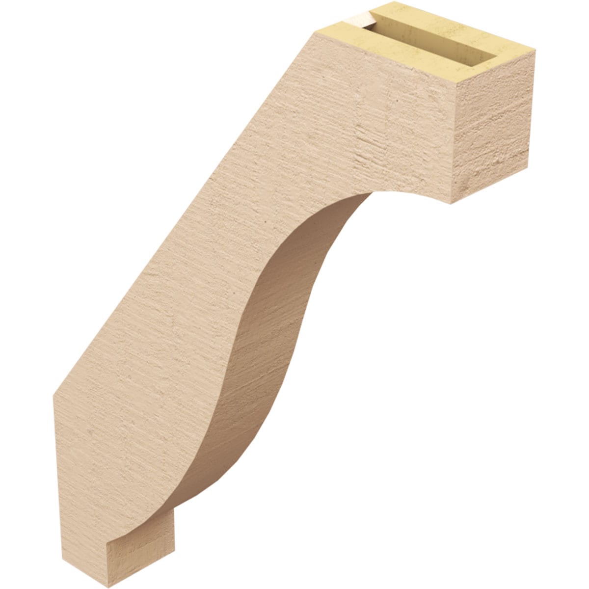 Ekena Millwork BRCUR03X16X22BKRRCPR braces - View #6