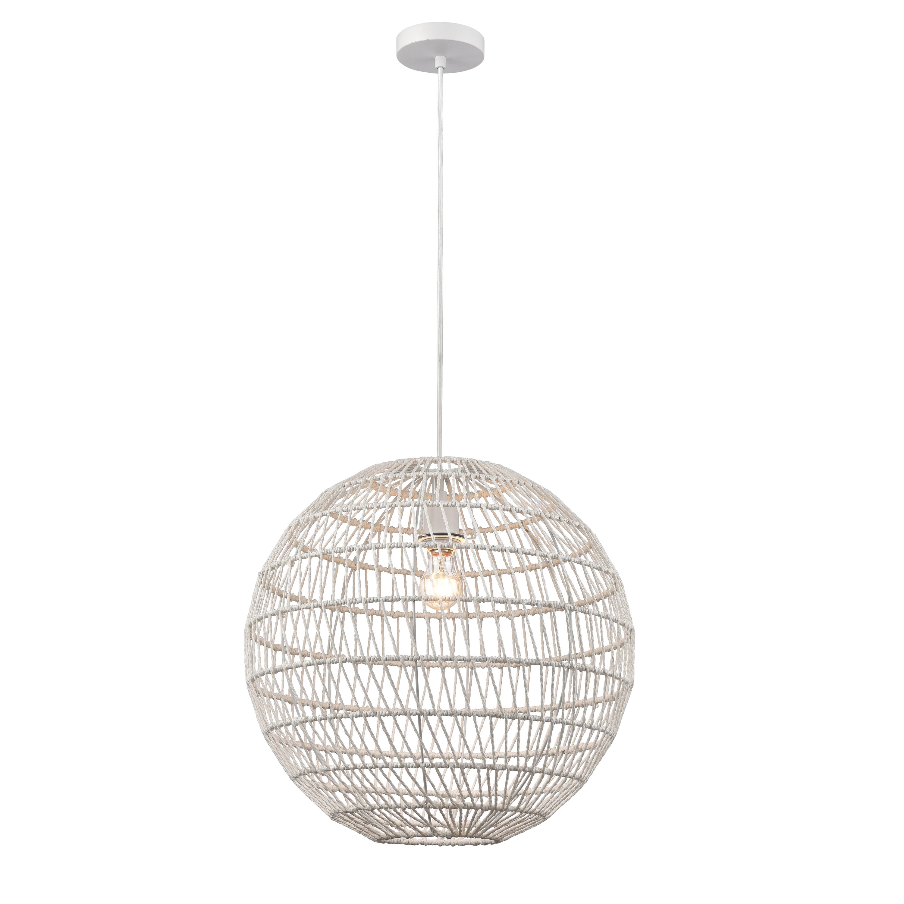 Westmore by ELK Lighting LW-20240605202 Kaffir White Modern/contemporary Geometric Hanging Pendant light