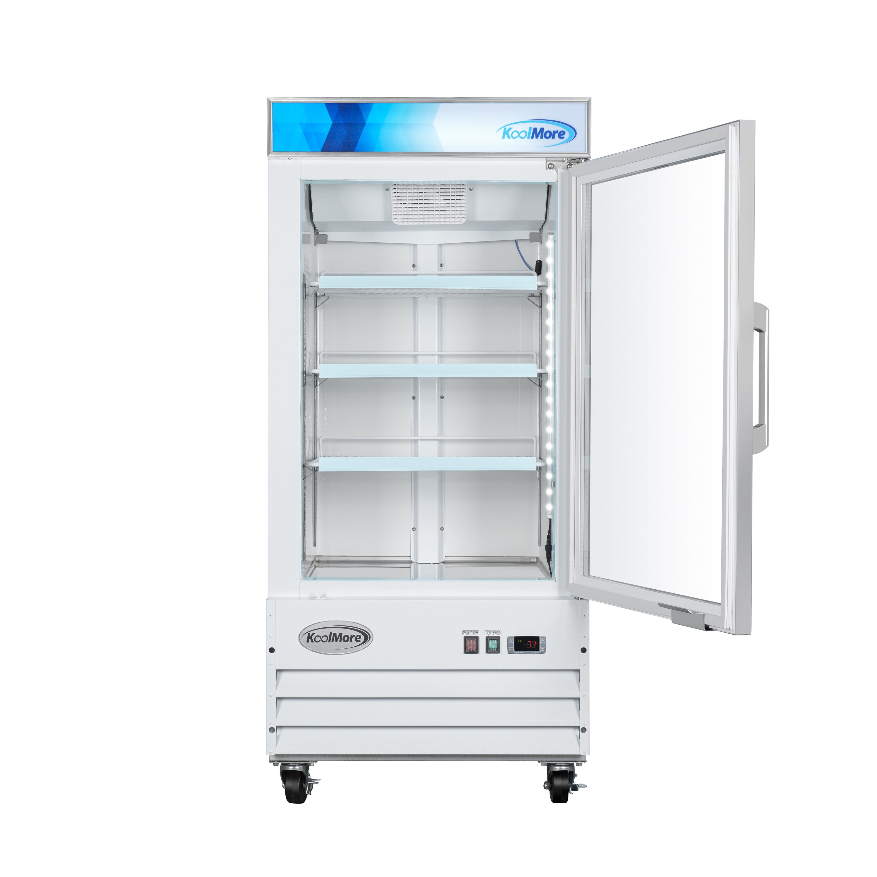 KoolMore 9-cu ft Manual Commercial Freezer (White)