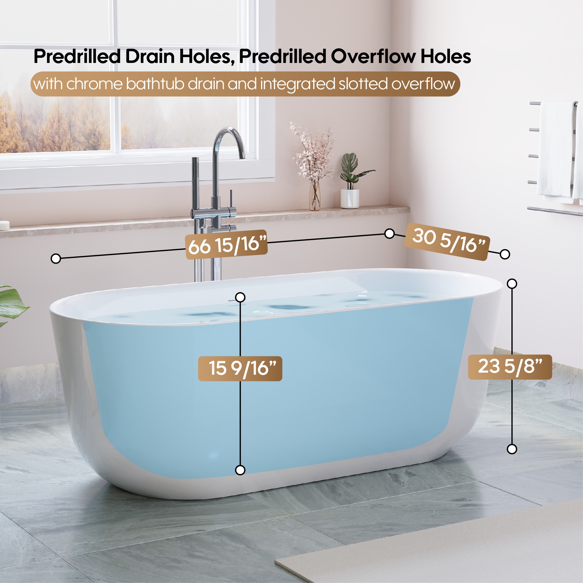WELLFOR JO-115312 bathtubs - View #8