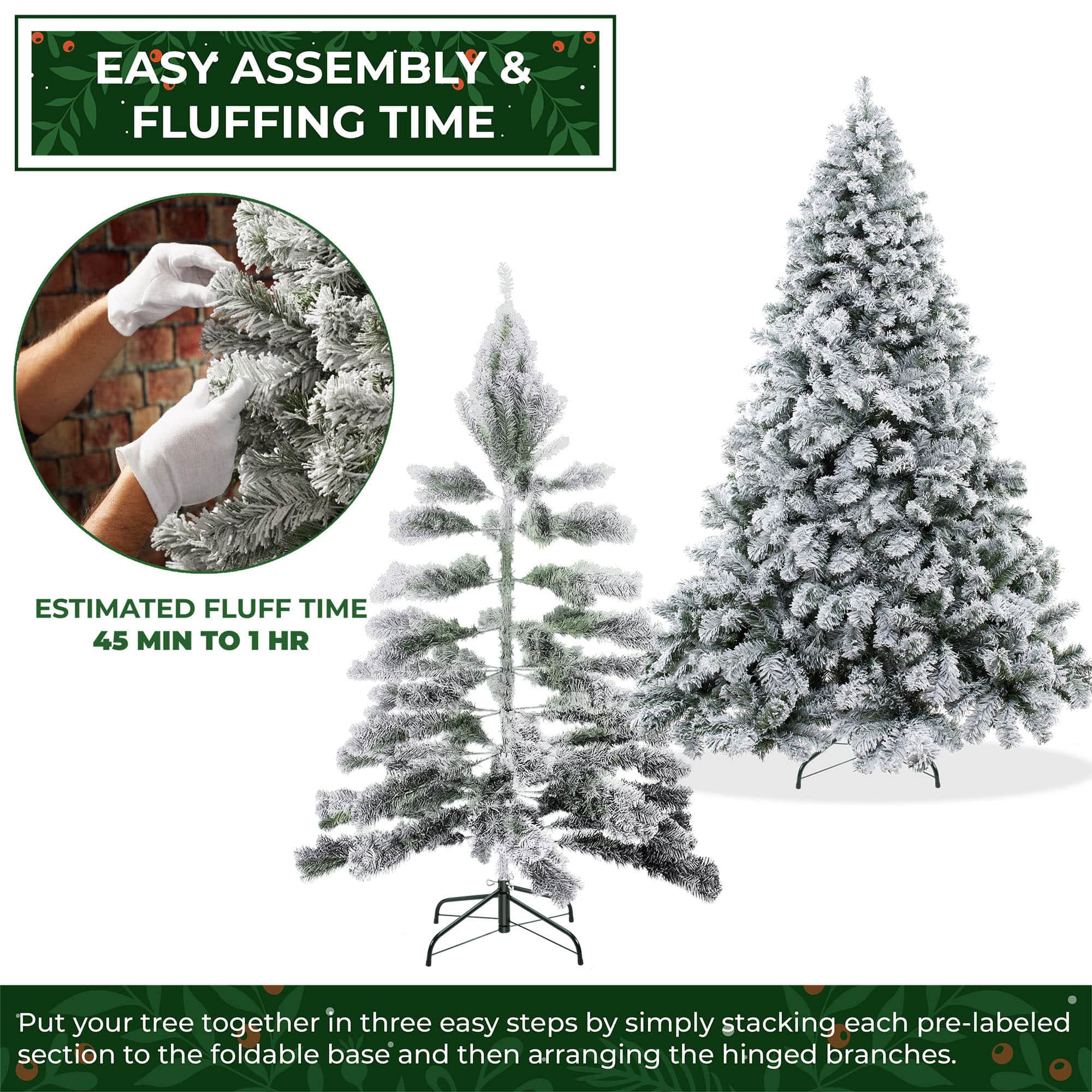 Casafield SZN-TR-319 Artificial-Christmas-Trees - View #4