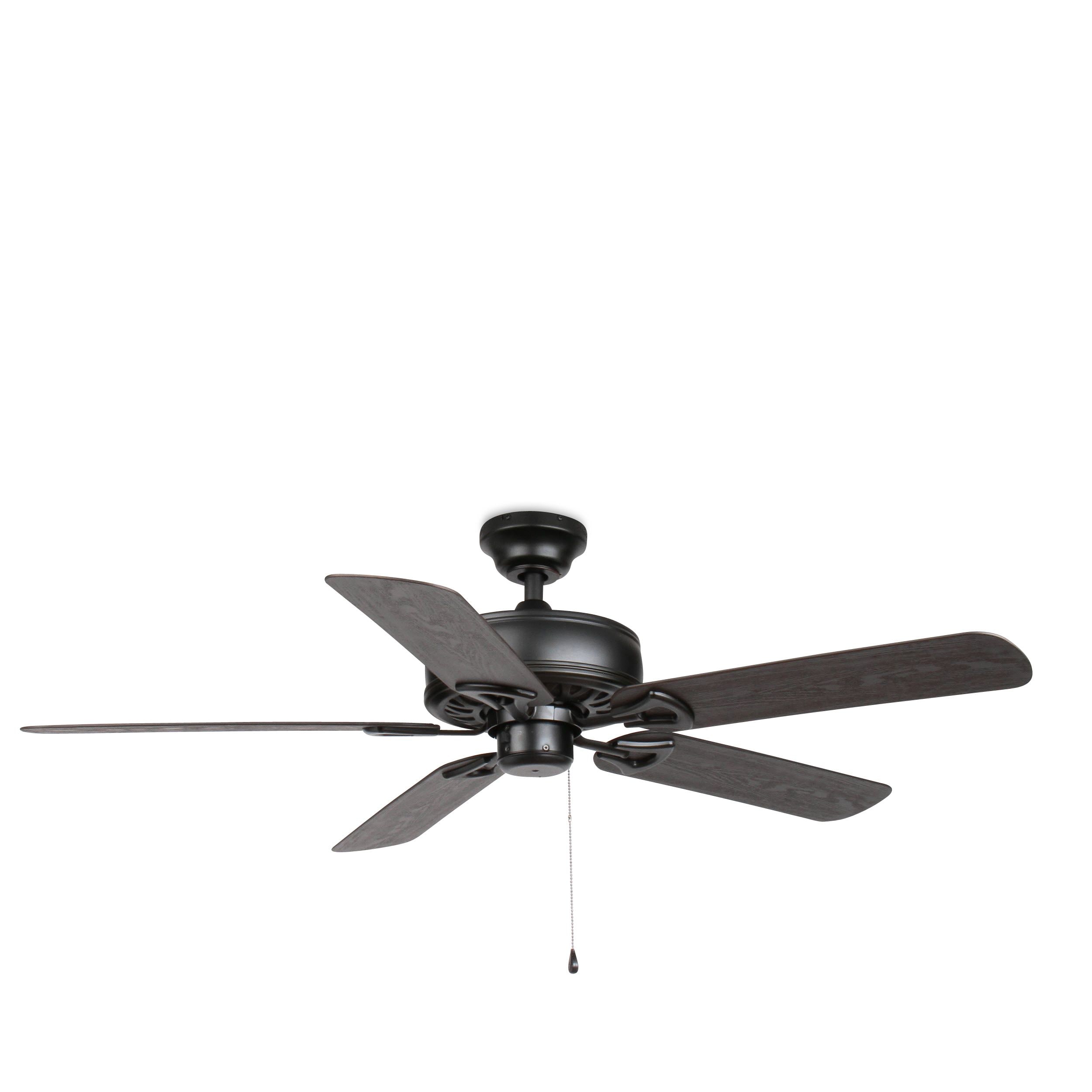 Harbor Breeze 52 Calera Matte Black Outdoor Ceiling Fan | Shelly Lighting