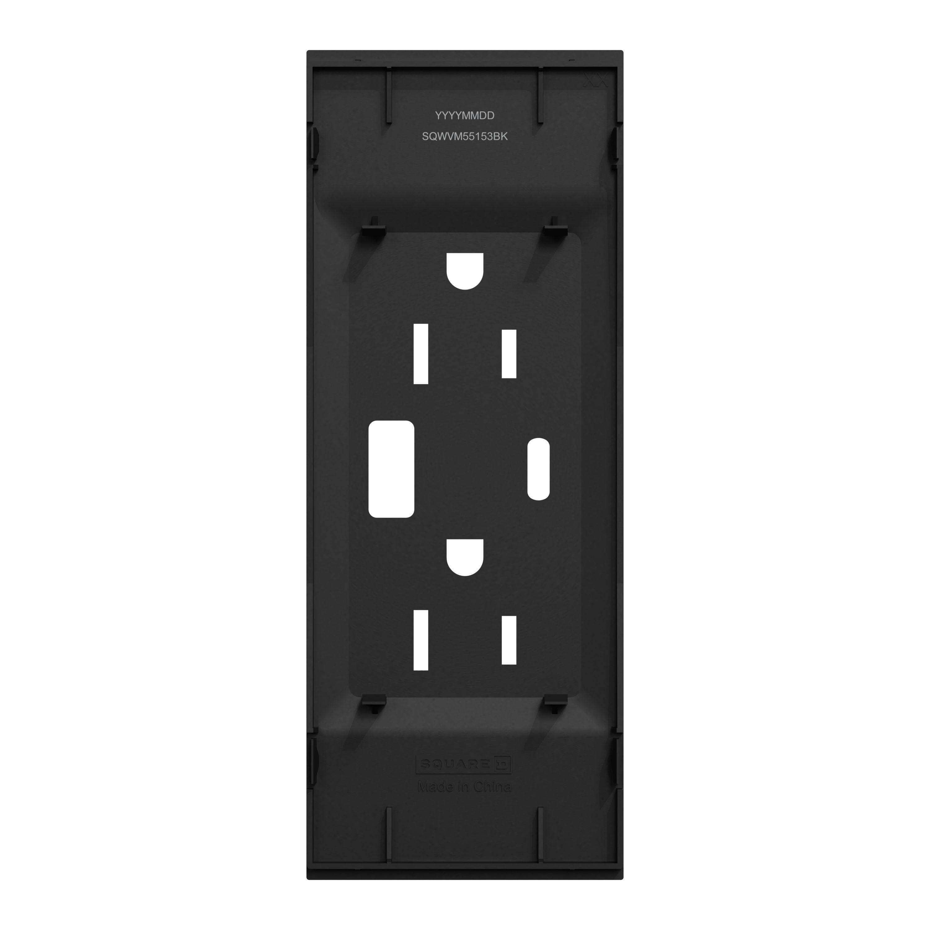 Square D SQWVM55153BK Electrical-Wall-Plates - View #2
