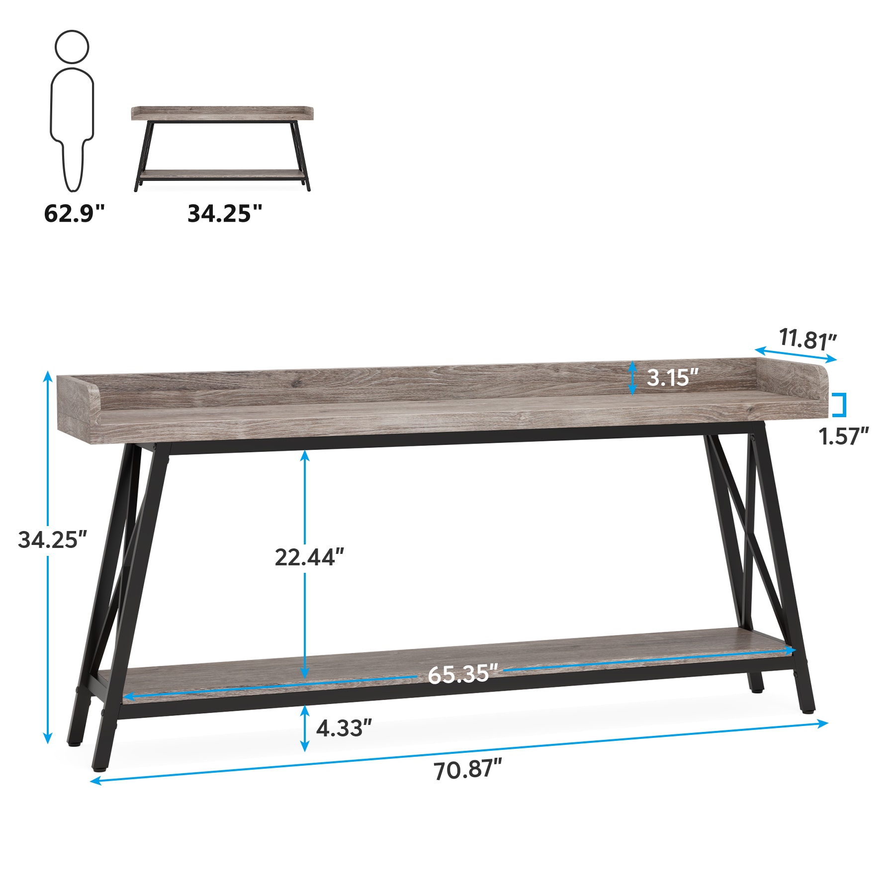 Fnova LWTJ-F1800 Console-Sofa-Tables - View #7