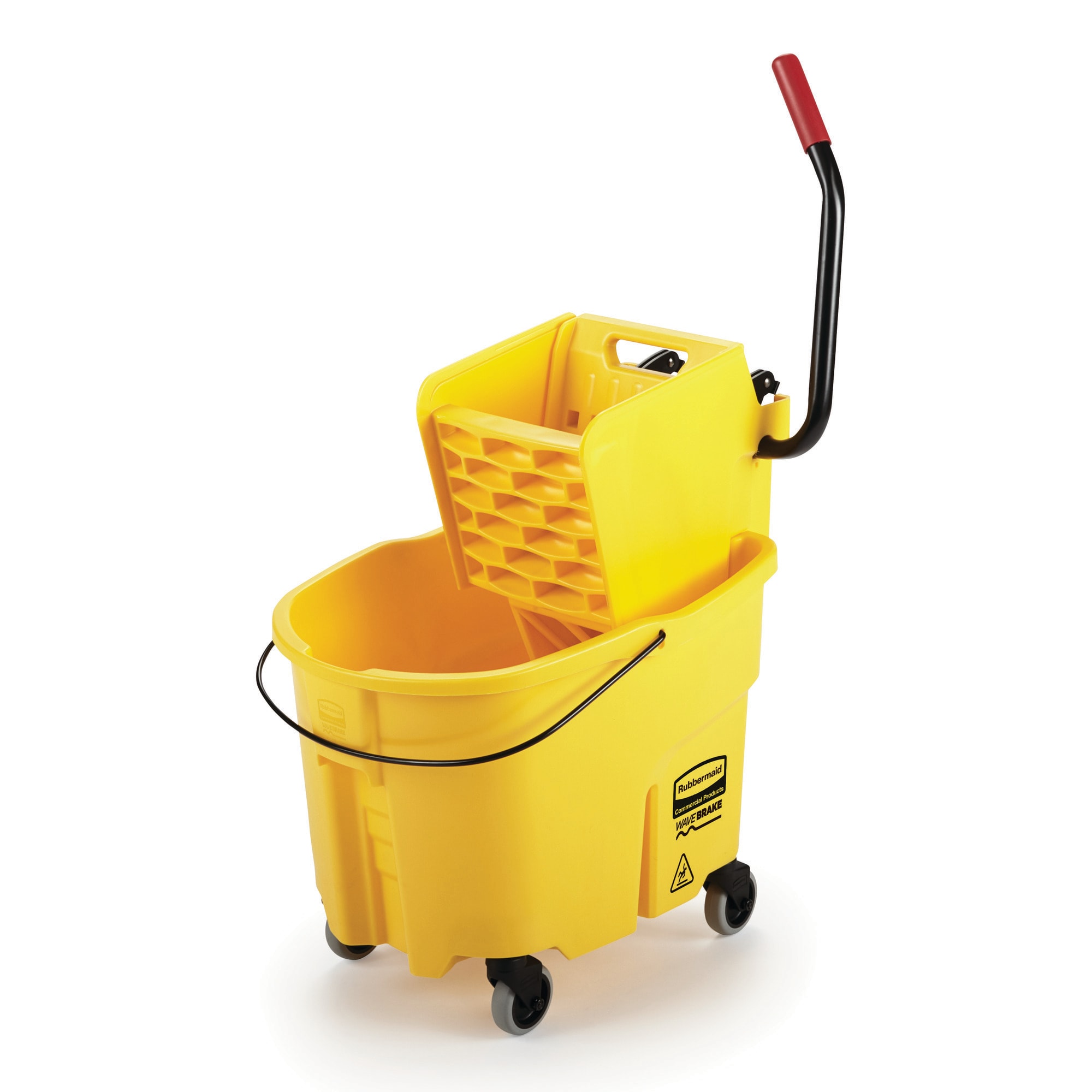 Rubbermaid Commercial Products WaveBrake 8.75-Gallons Side-Press Wringer, Yellow