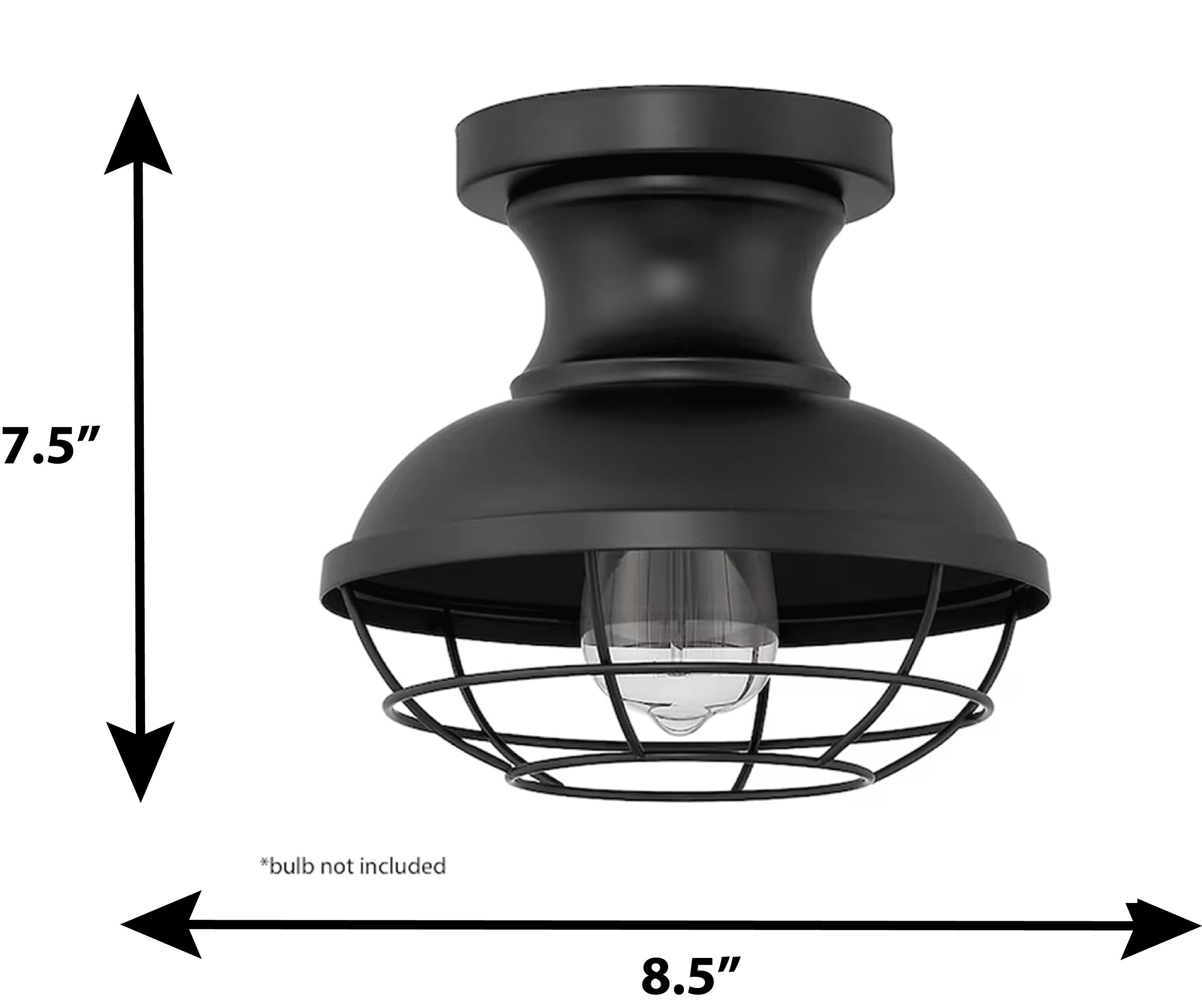 allen + roth SF101MBK flushmounts - View #10