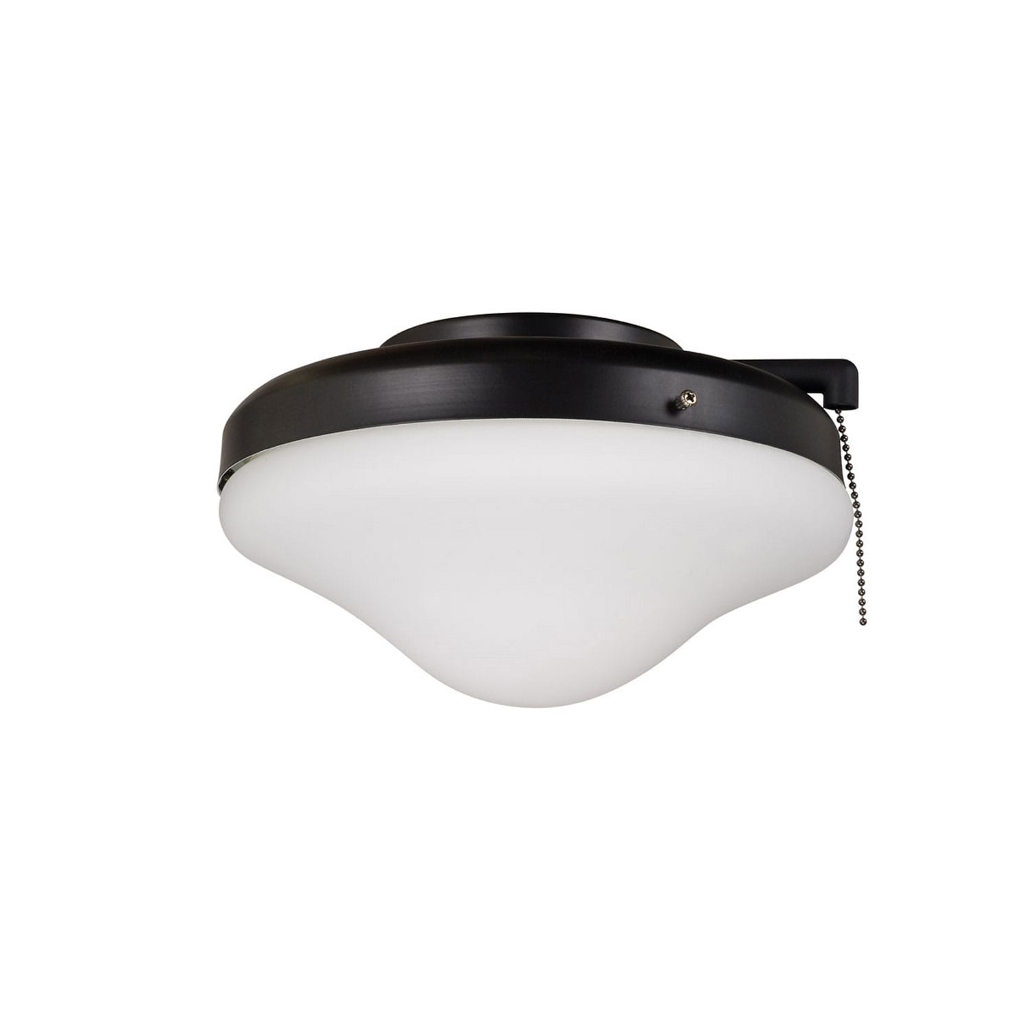 Craftmade ELK113-1FB-W 10-in 2 -Light Black LED Ceiling Fan Light Kit