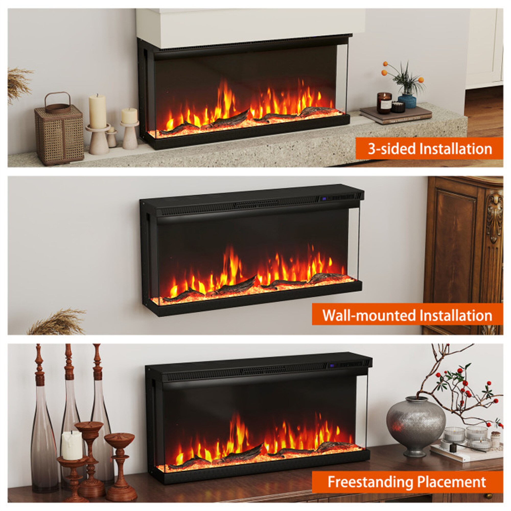 BABOOM BOM-13379-OR Electric-Fireplaces - View #8