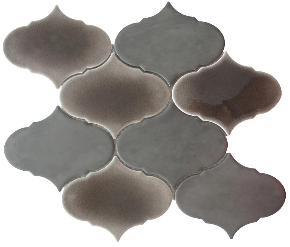 Emser Retro 11-Pack Silver Ceramic Border Tile (9-in x 10-in)