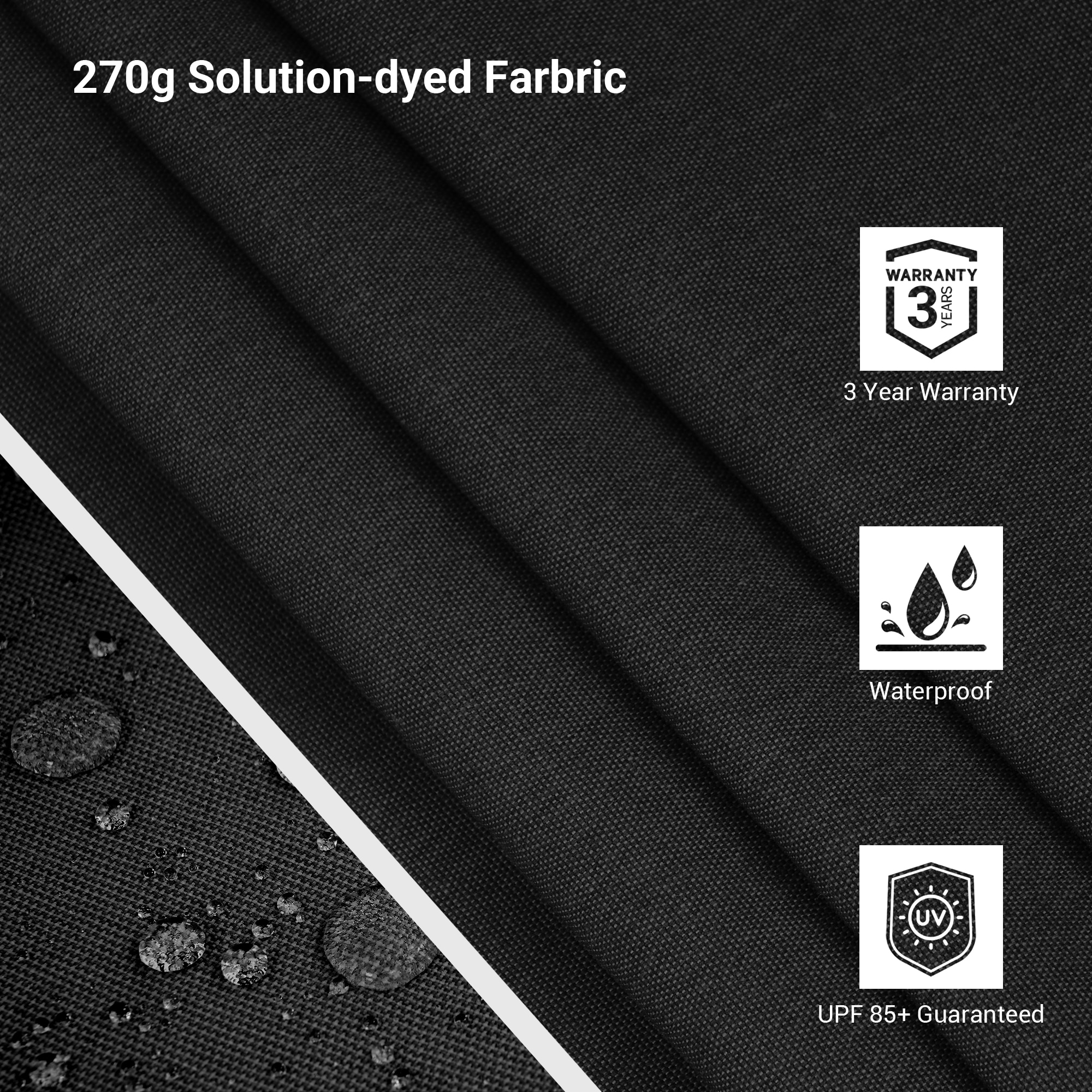 Sonkuki SD-LEDZD11BK Umbrellas-2 - View #3