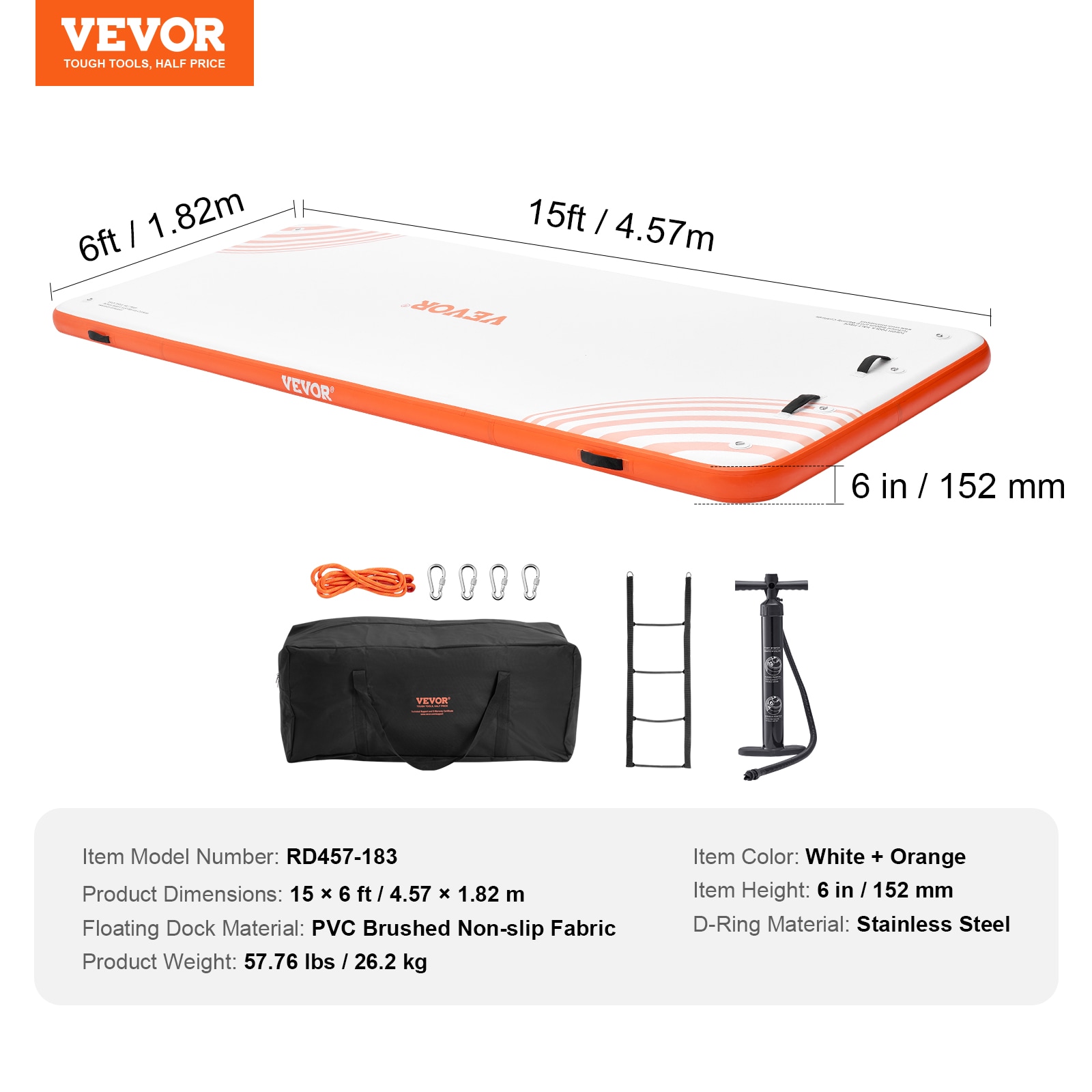 VEVOR CQFT12X6FTBJUOB8AV0 Pool-Toys-Floats - View #9