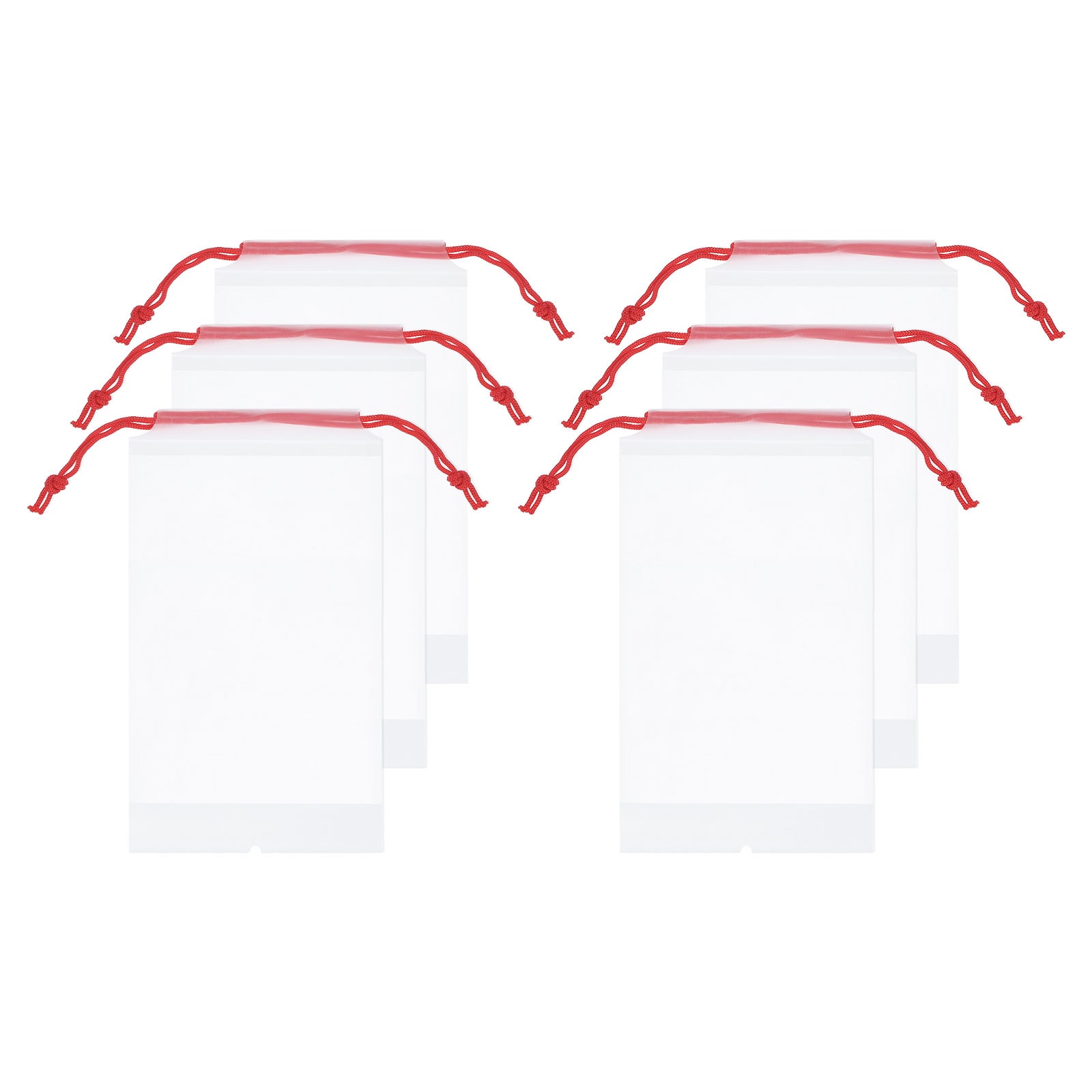 Harfington - 6pcs Umbrella Bags 9.4 x 5.1 Inch Wet Umbrella Sleeve Cover Reusable Folding Umbrell...