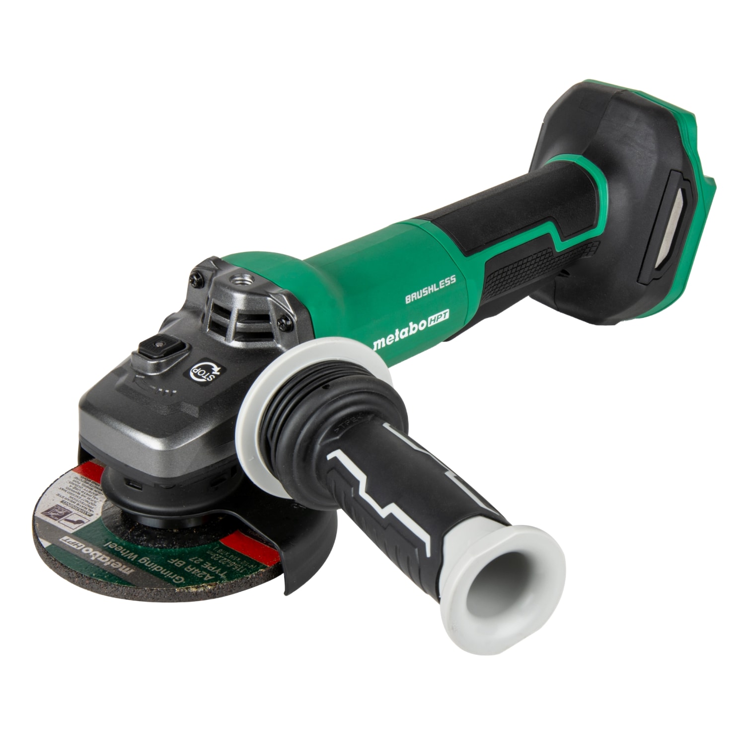Metabo HPT 5-in 18-volt 4-Amp Paddle Switch Brushless Cordless Angle grinder #G1813DFQ4M