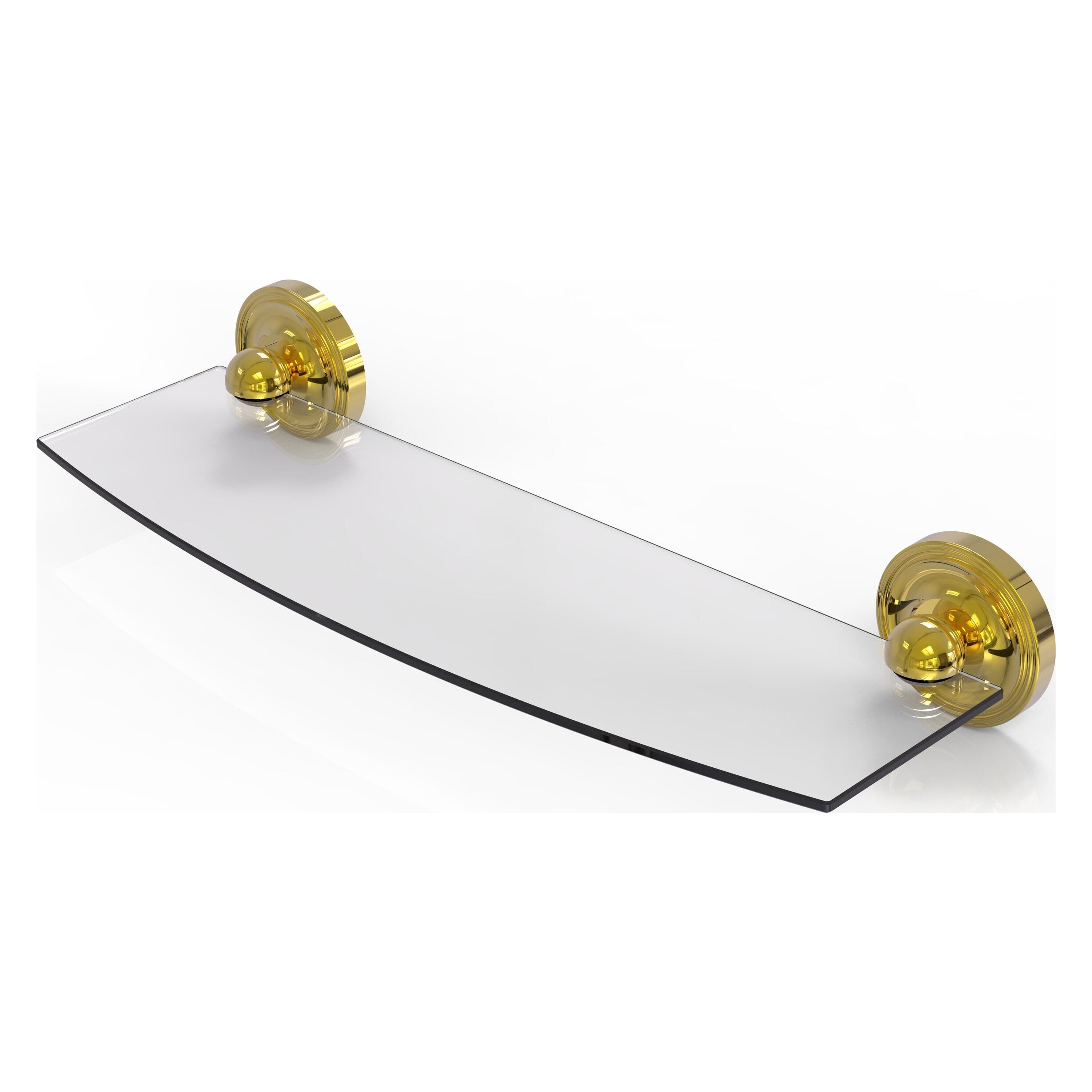 Allied Brass PR-33/18-PB Prestige Regal Polished Brass Wall mount Bathroom Shelf ( 18-in x 3-in x 5-in )