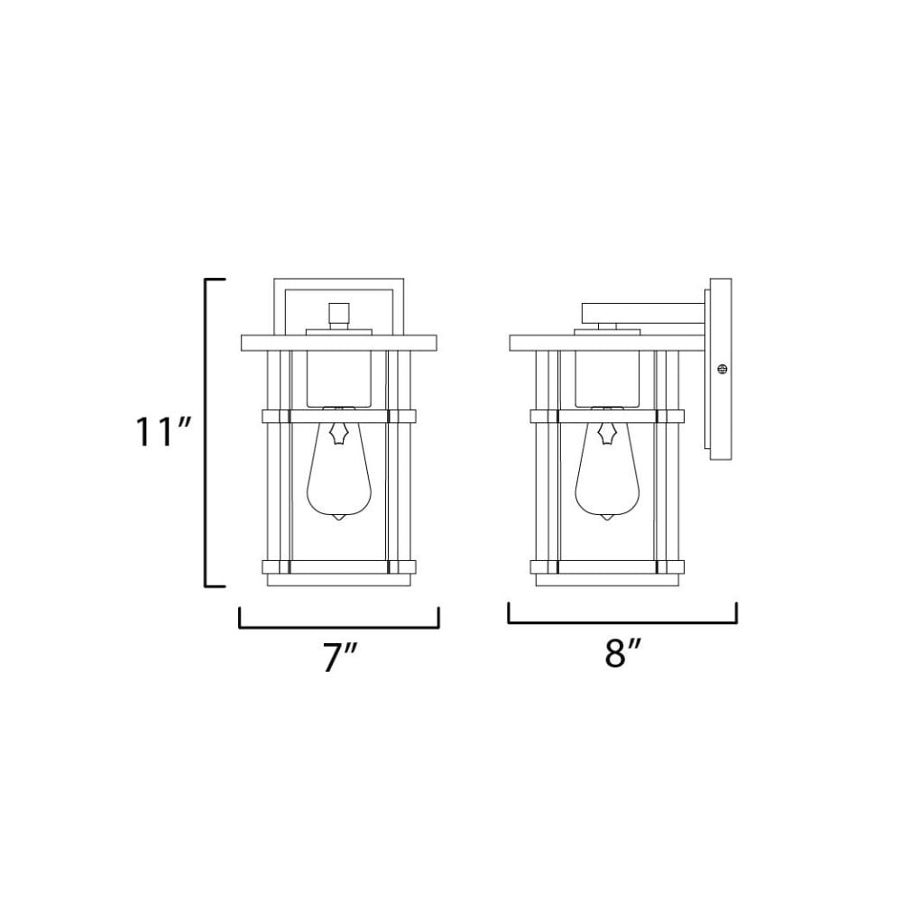 Maxim Lighting 40622CLBK Outdoor-Wall-Lighting - View #2