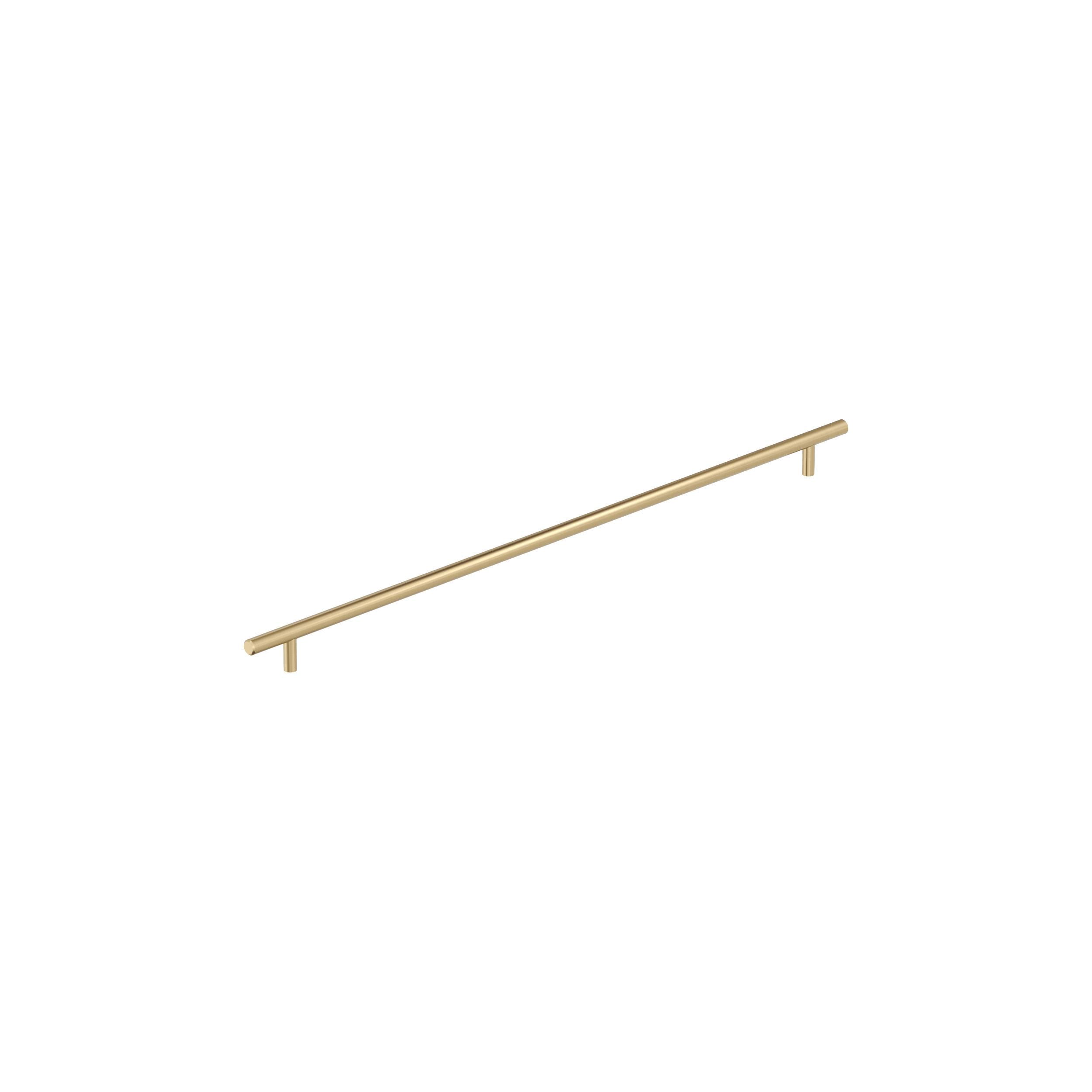 Amerock BP19017CZ Bar Pulls 21-7/16-in , 544mm Center to Center Champagne Bronze Cylindrical Bar