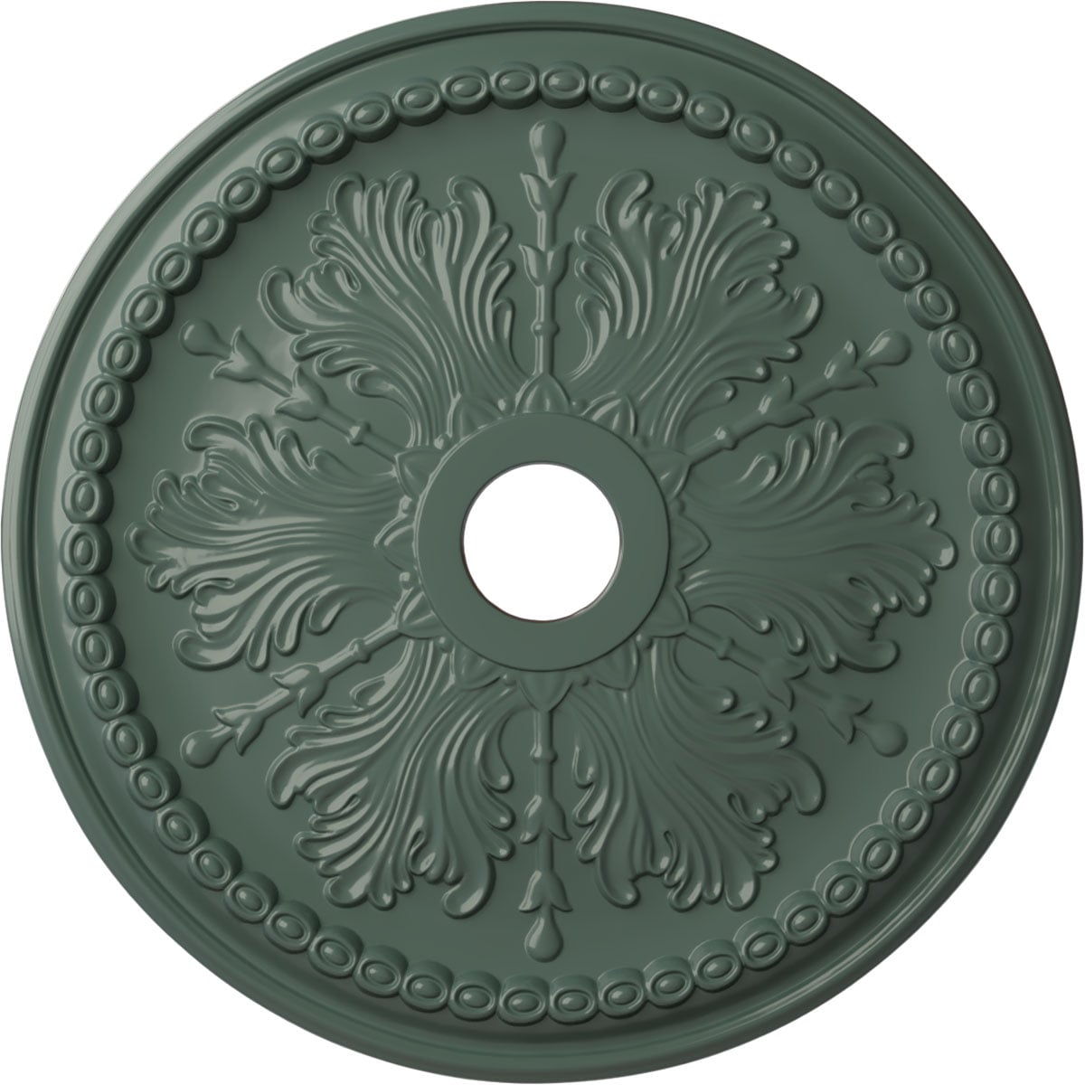 Ekena Millwork CM27WICBF Winsor 27.5-in W x 27.5-in L Painted Cloud Burst Polyurethane Whole Ceiling Medallion