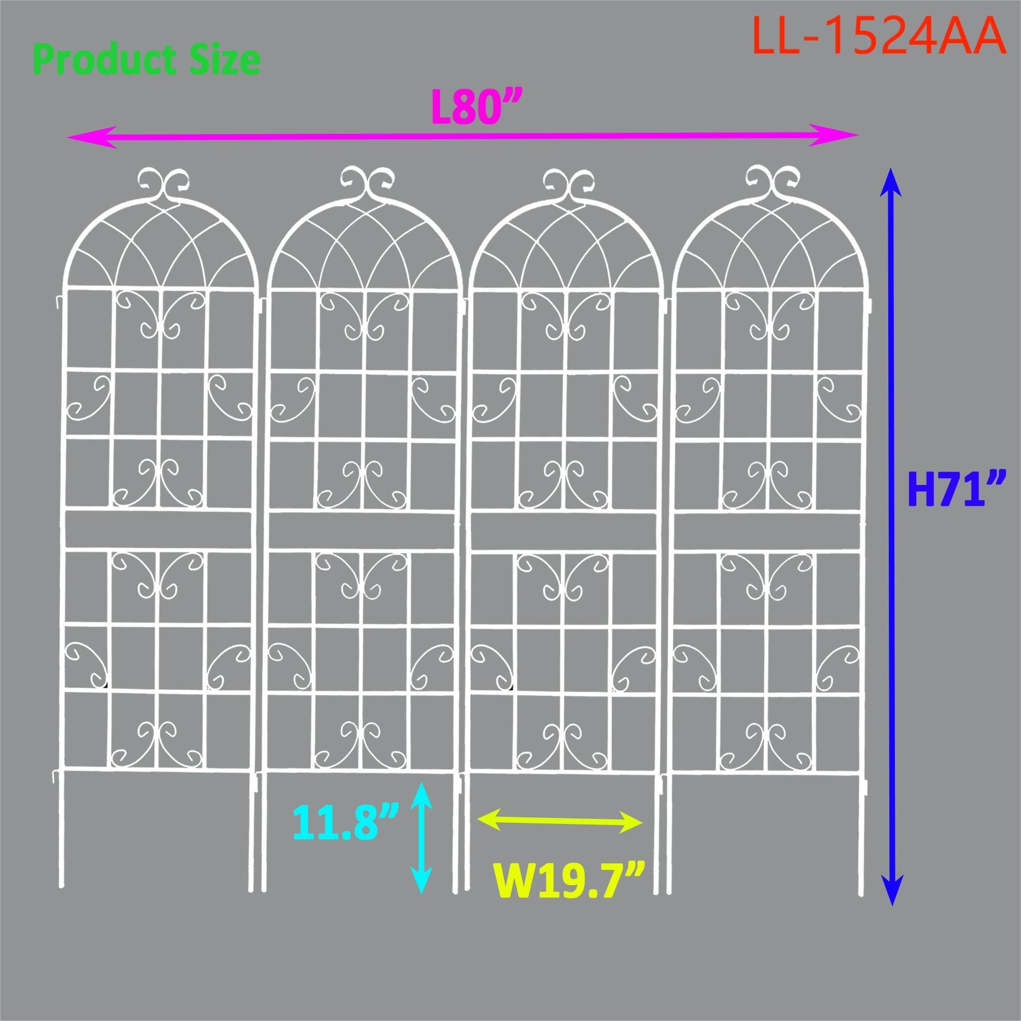 Yiekholo LL-1524AA Garden-Trellis - View #4