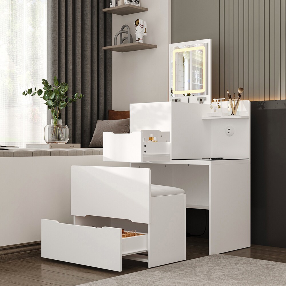 Homsee V-KF210337-01 Bedroom-Vanities - View #3