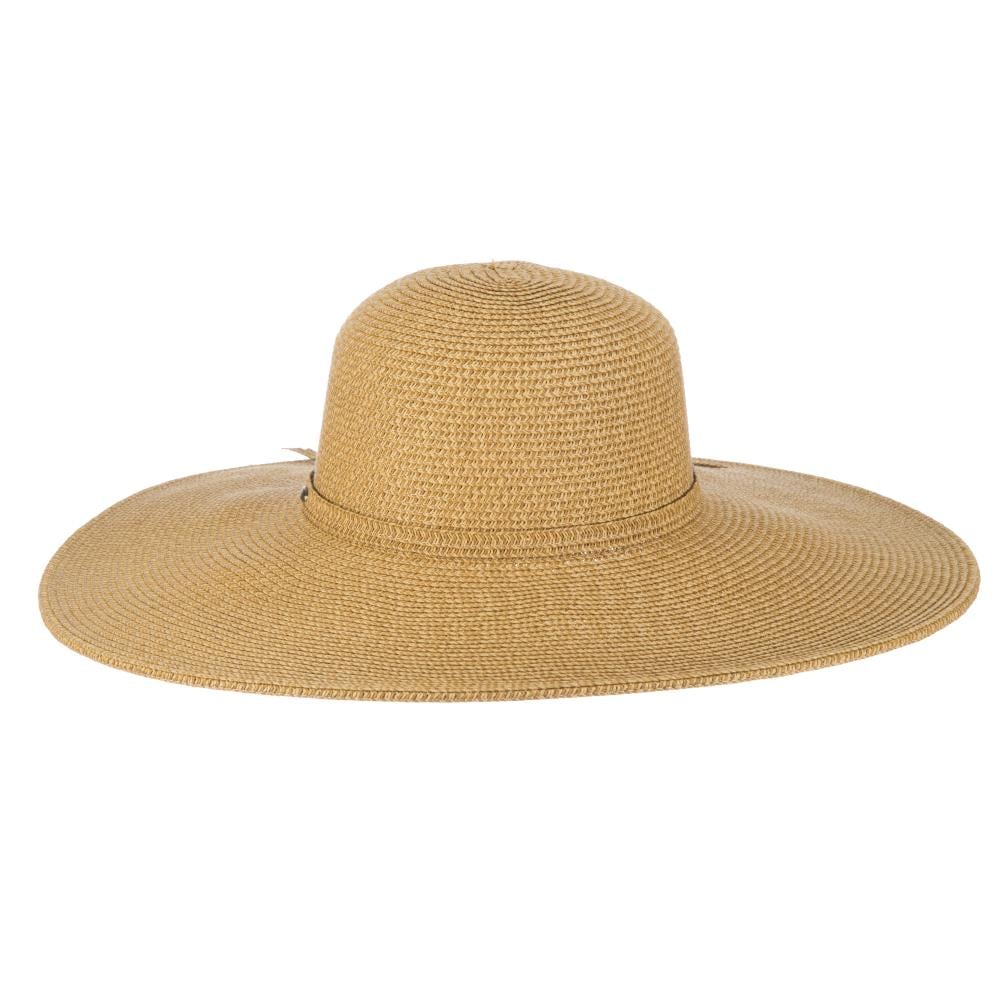 Dorfman Pacific Women's Natural/Brown Straw Wide-brim Hat at Lowes.com