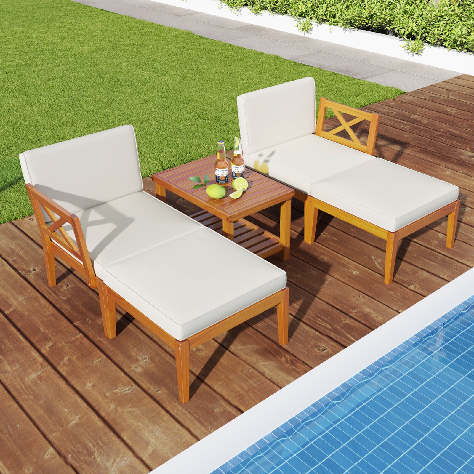 Ayelon 950WHLW4KHW72 Patio-Conversation-Sets - View #2