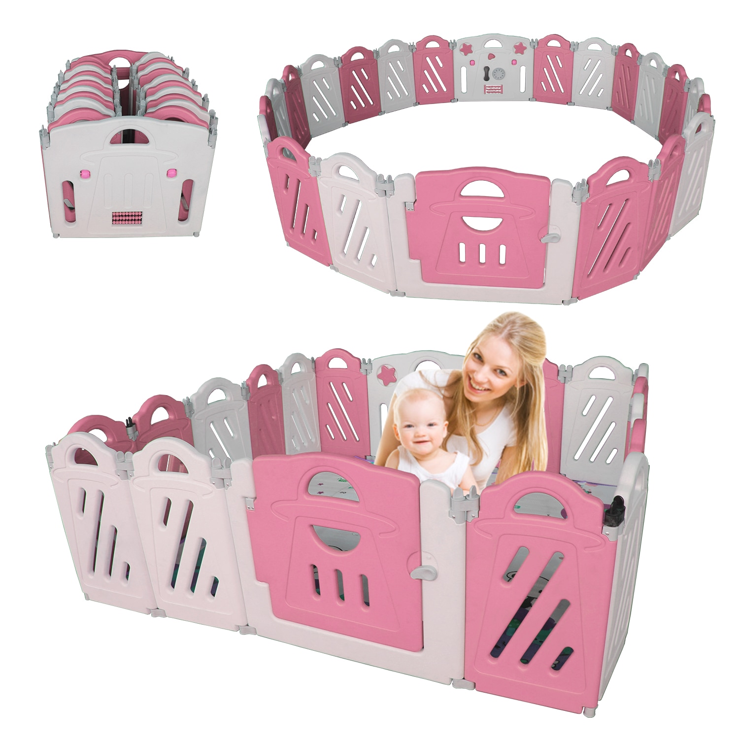Damerin TCS-N7-26 1-Swing Gray Plastic Playset