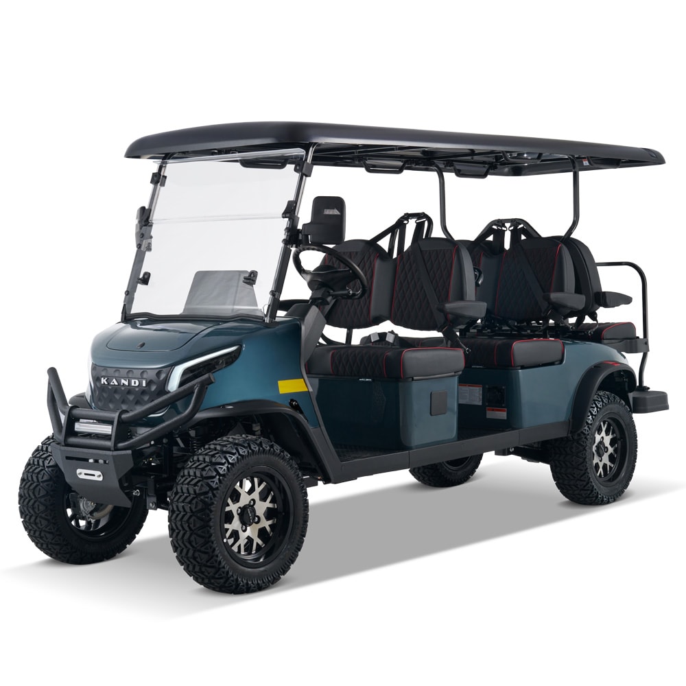 KANDI 6 Seat Electric Golf Cart with Lithium Battery, Max Speed 20 MPH ...