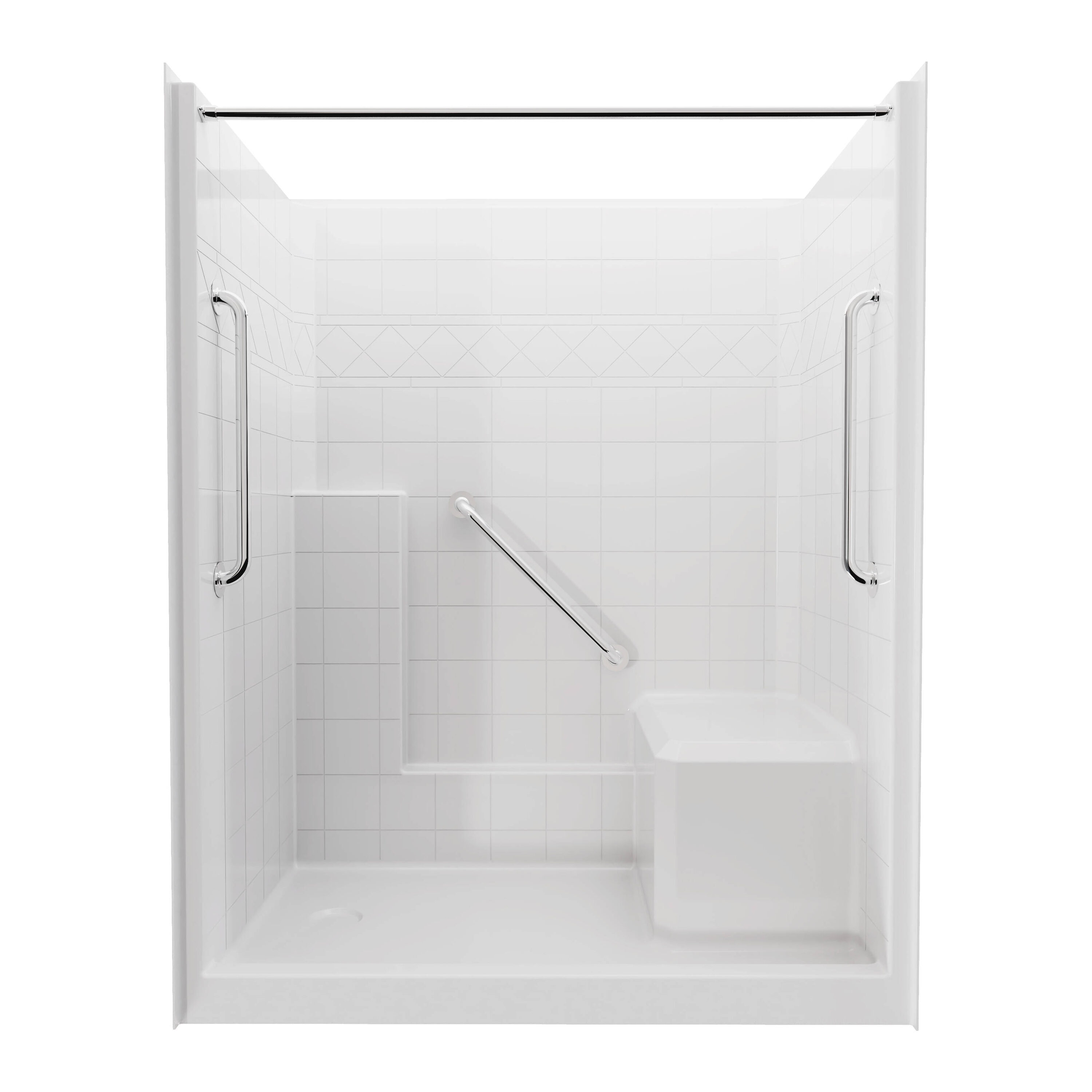 Laurel Mountain LM6036SH1S1PRWC2 Alcove-Shower-Kit - View #2