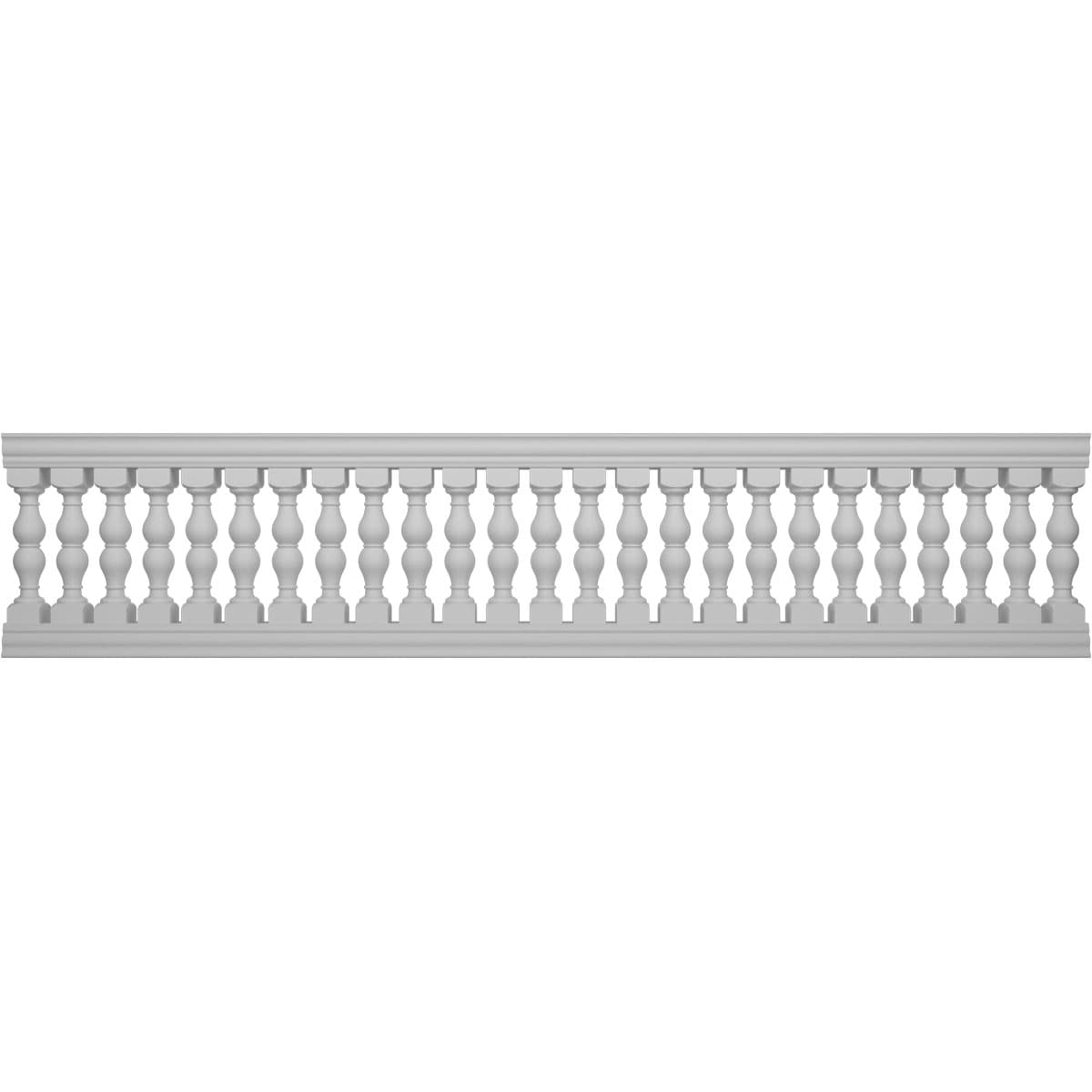Ekena Millwork BALK38X168AVG FiberThane 14-Feet x 38-Inches Avalon Fiberglass Deck Rail Kit