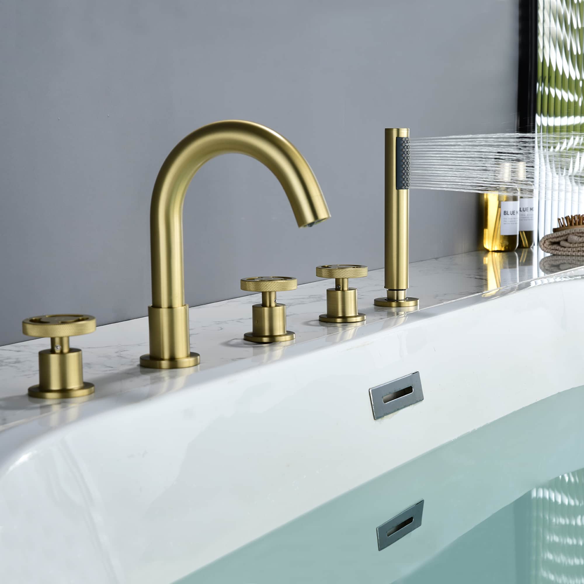 WELLFOR WA8020CH Roman-Tub-Faucets - View #8