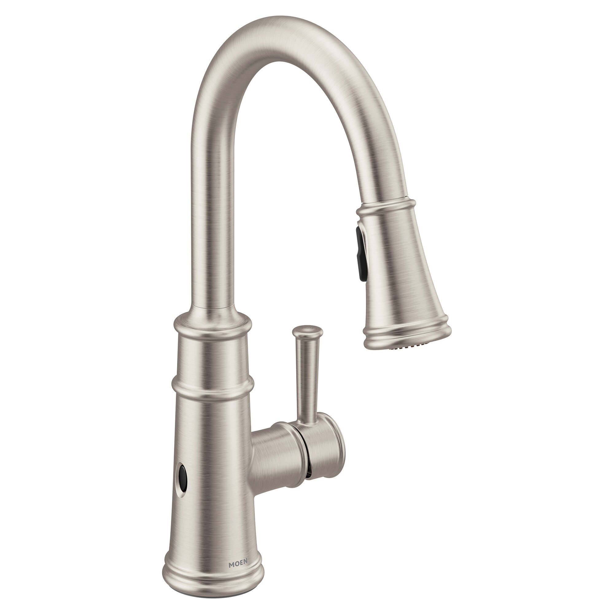 Moen 7260EWSRS Belfield Spot Resist Stainless Single Handle Touchless Pull-down Kitchen Faucet with Sprayer