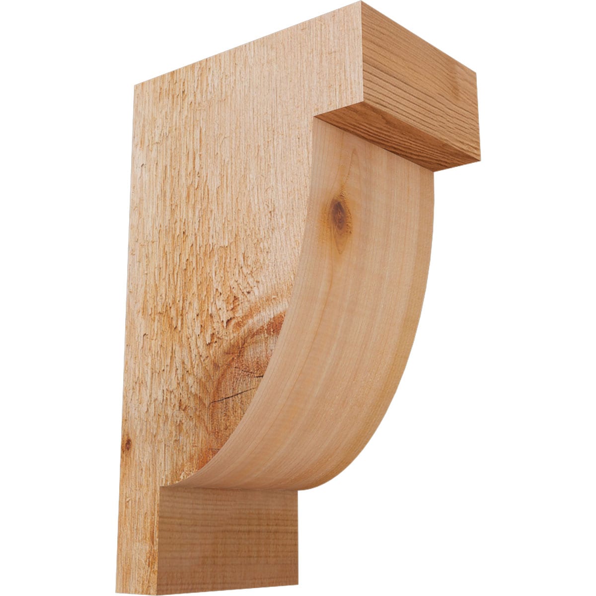 Ekena Millwork COR04X06X10ALP00RWR 4-in x 6-in x 10-in Alpine Unfinished Western red cedar Wood Paintable/Stainable Corbel