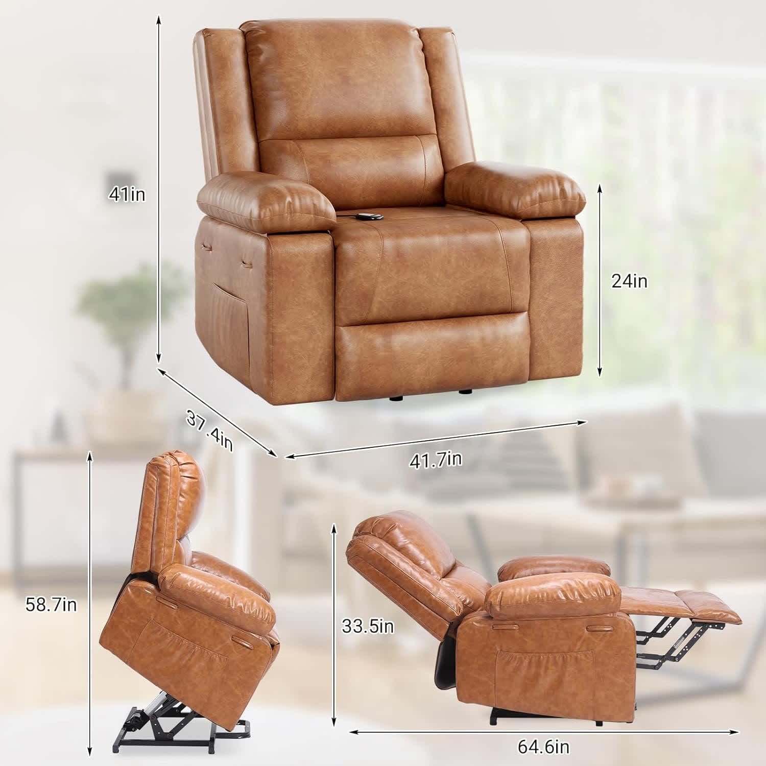 Qeetex LSHQPHO-334H5G16 recliners - View #2